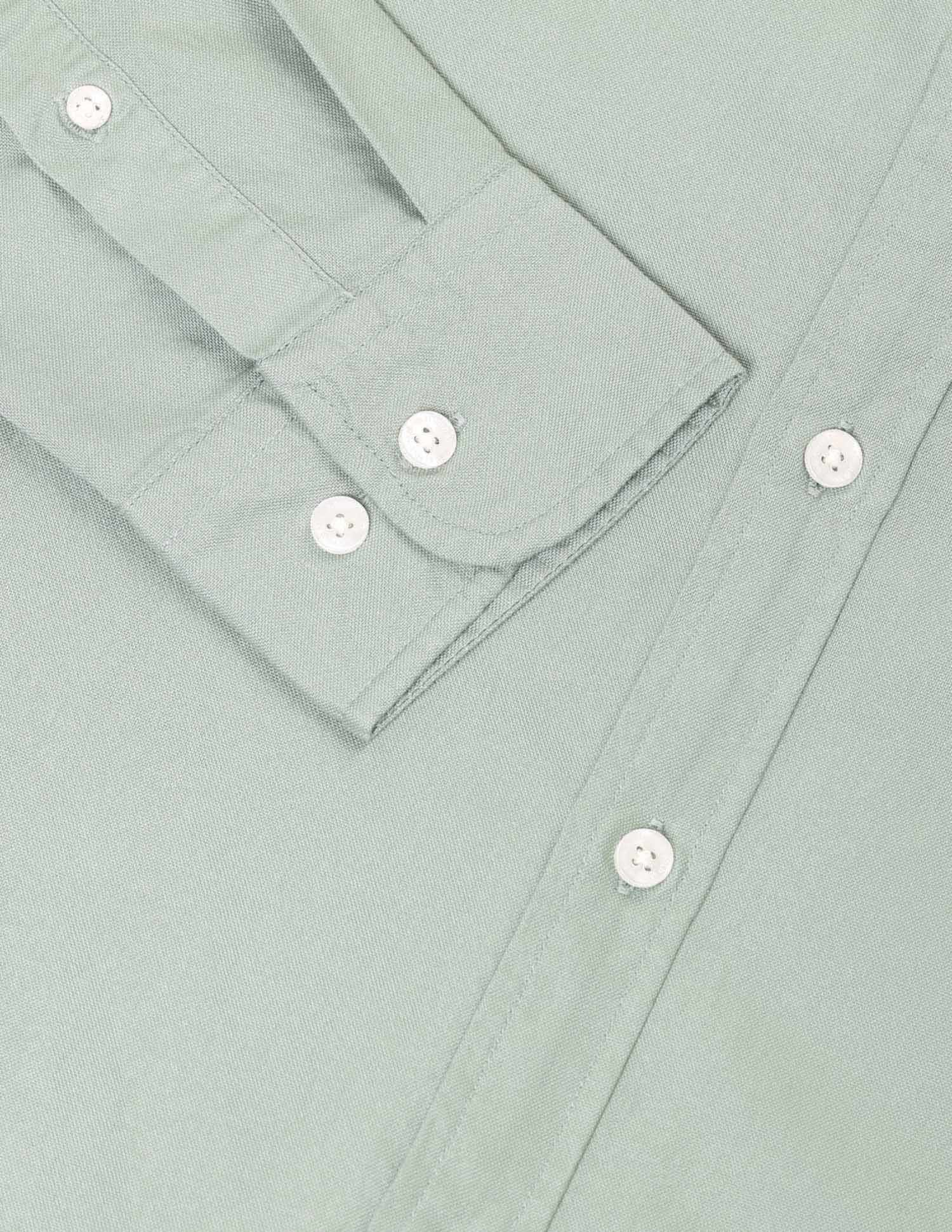 Tailored Fit Solid Shirt Light Green - U.S. Polo Assn. India | Large