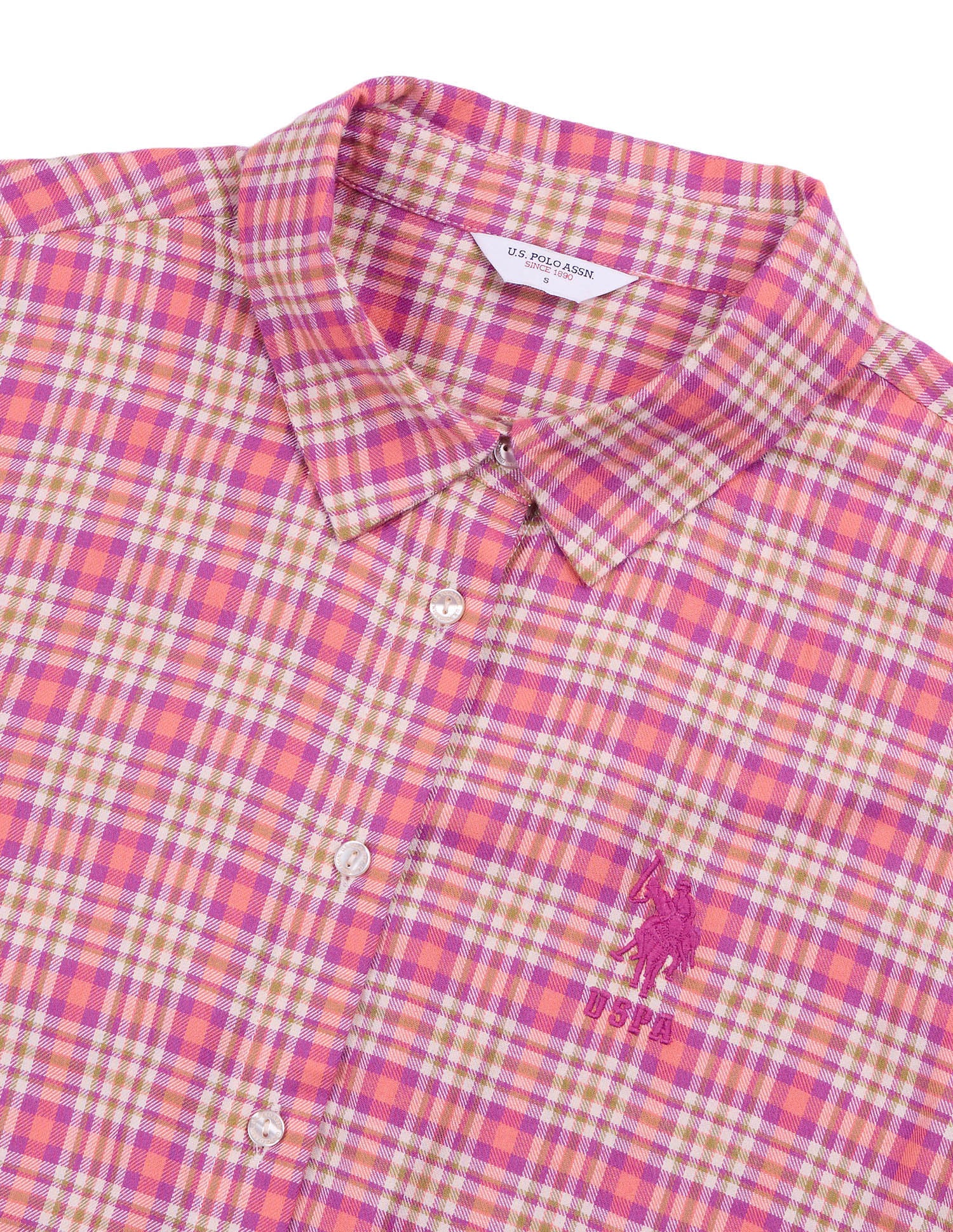 Plaid Checked Relaxed Fit Shirt Multi Colour - U.S. Polo Assn. India | Large