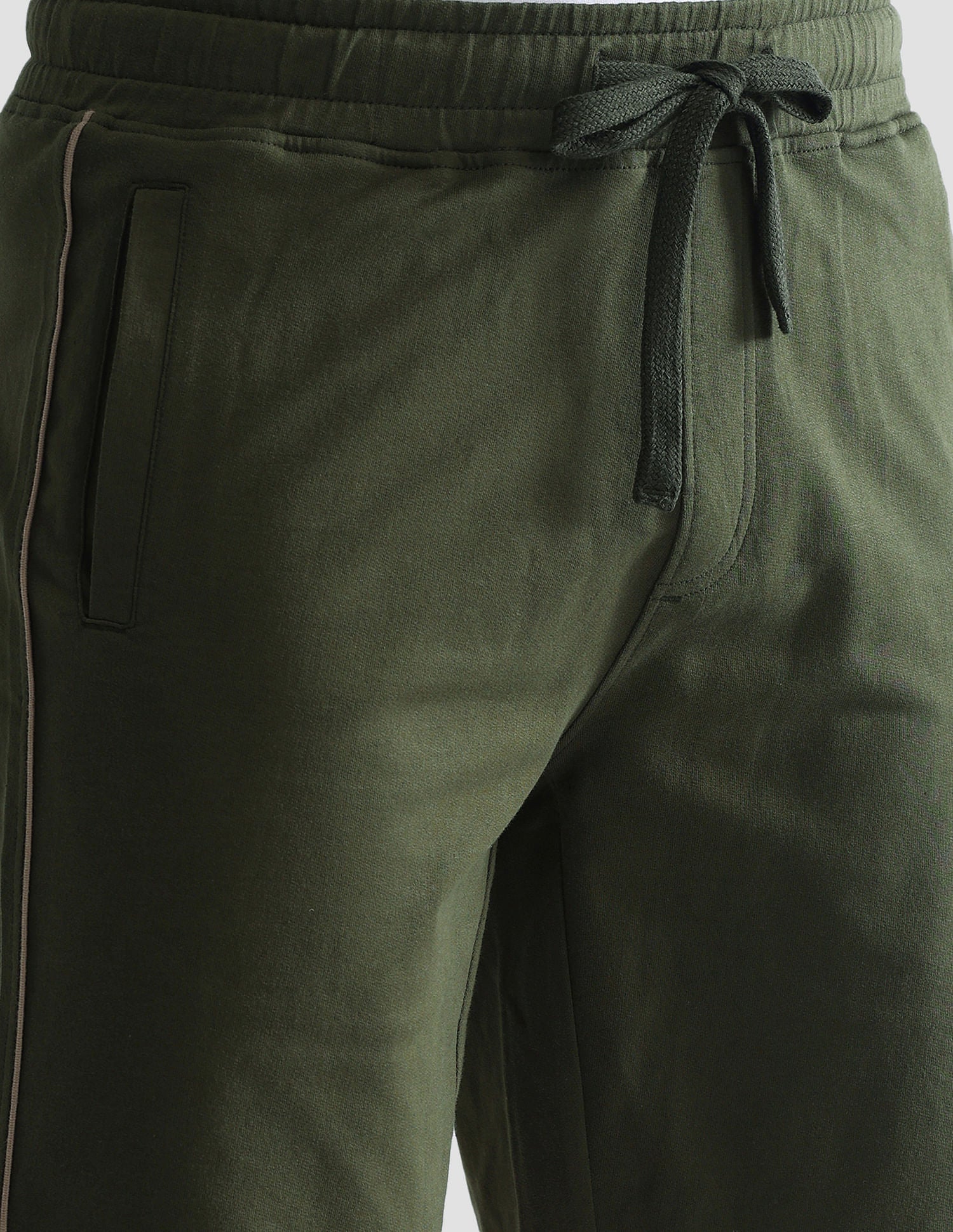 Mid Rise Contrast Piping OES05 Shorts - Pack Of 1 Olive - U.S. POLO ASSN. | Large