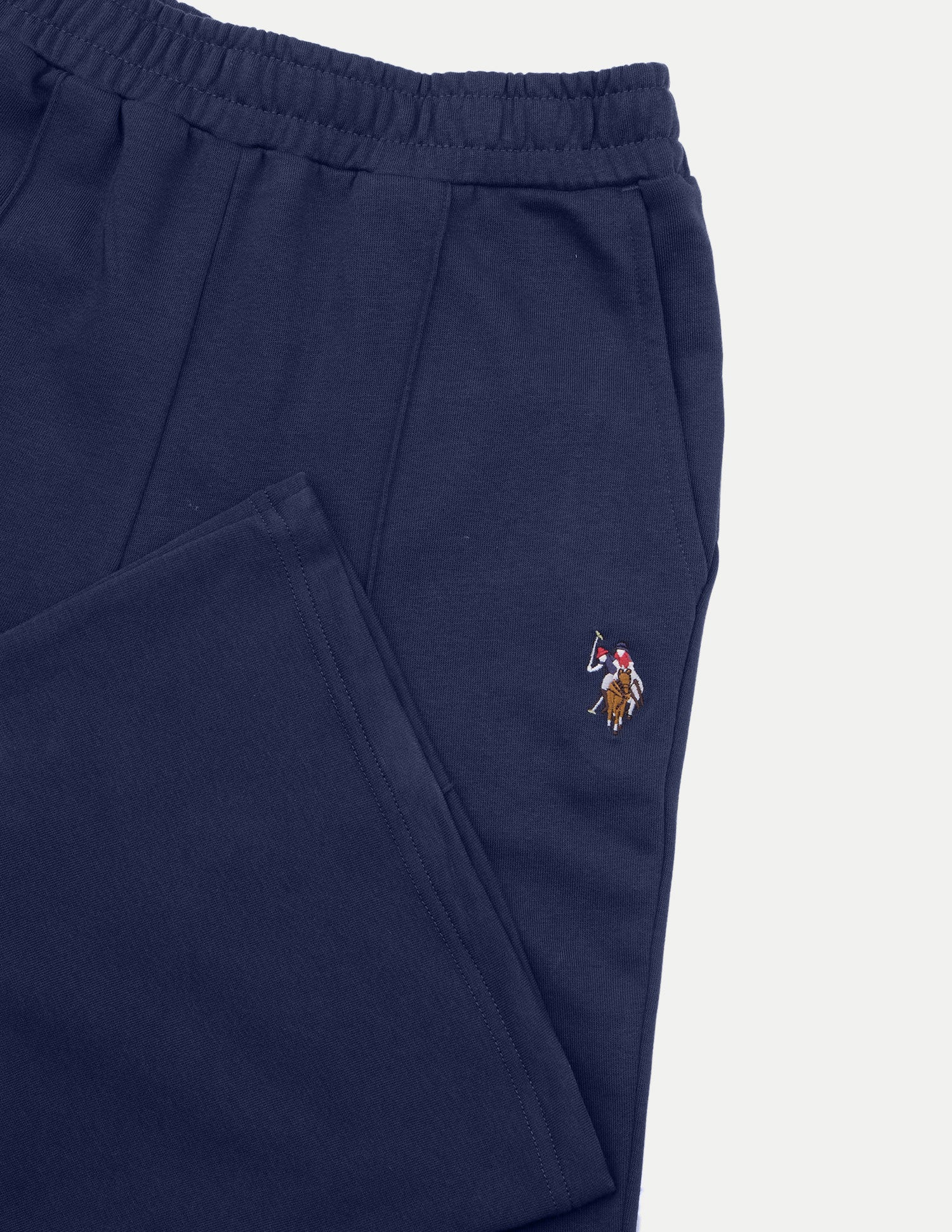 High Rise Fitted Flared Trousers Blue - U.S. Polo Assn. India | Large