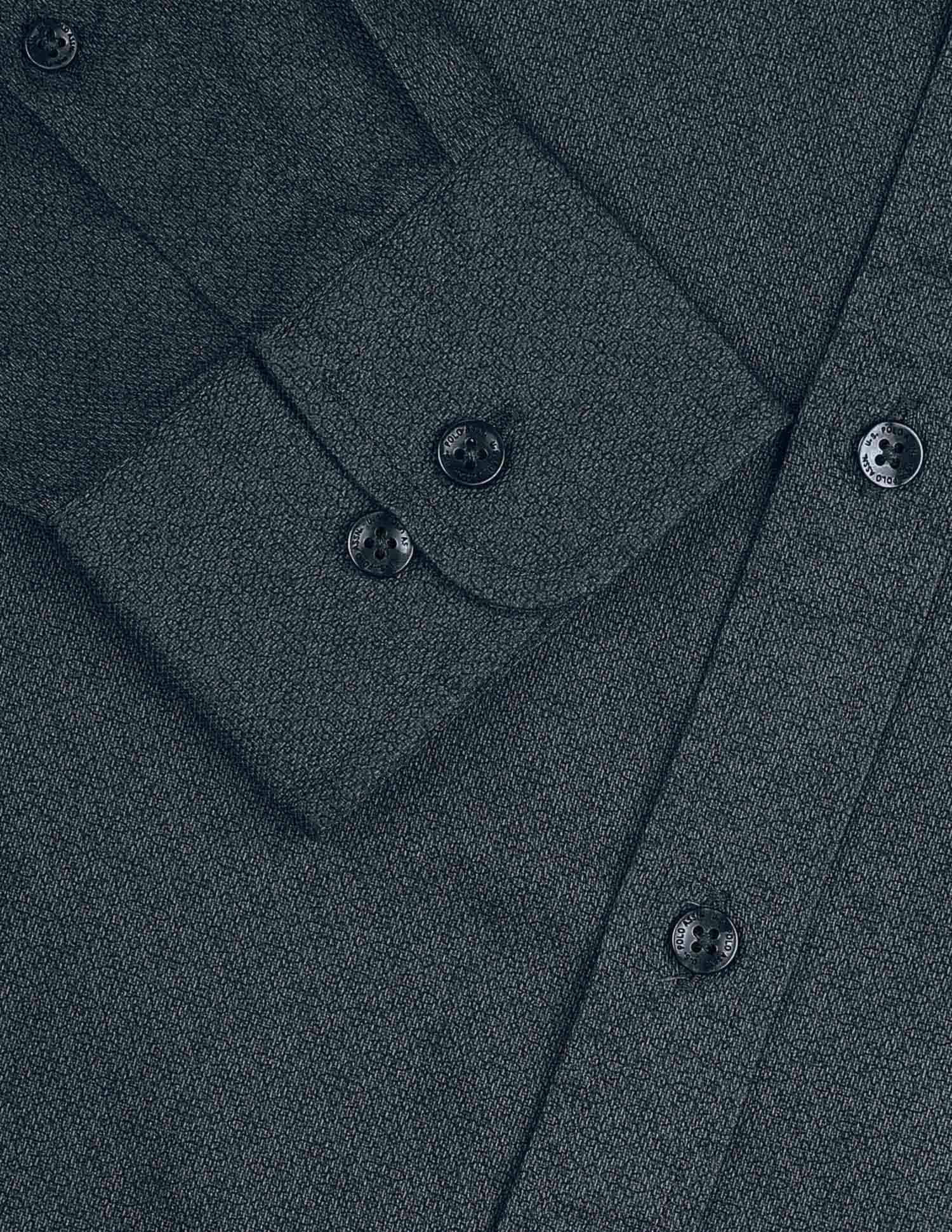 Dobby Tailored Fit Shirt Teal - U.S. POLO ASSN. | Large