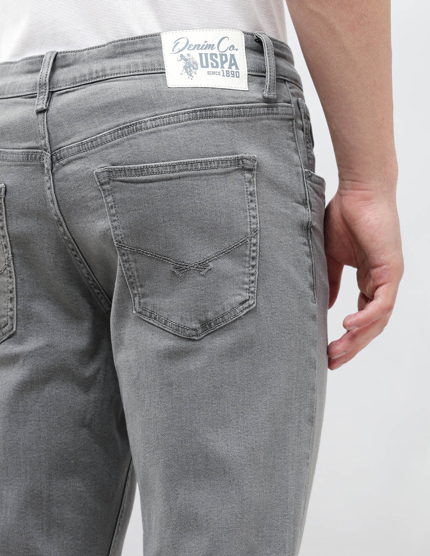 Connor Bootcut Grey Jeans Grey - U.S. POLO ASSN. | Large