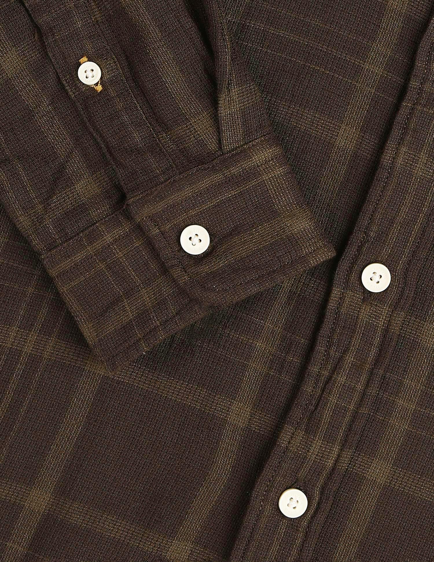 Dobby Tartan Checked Shirt Choco - U.S. Polo Assn. India | Large