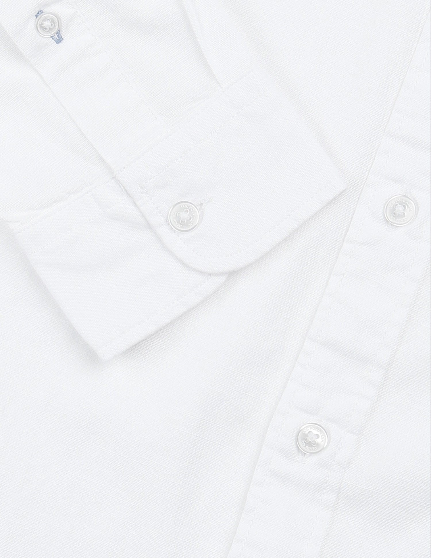 Solid Pure Cotton Shirt White - U.S. Polo Assn. India | Large