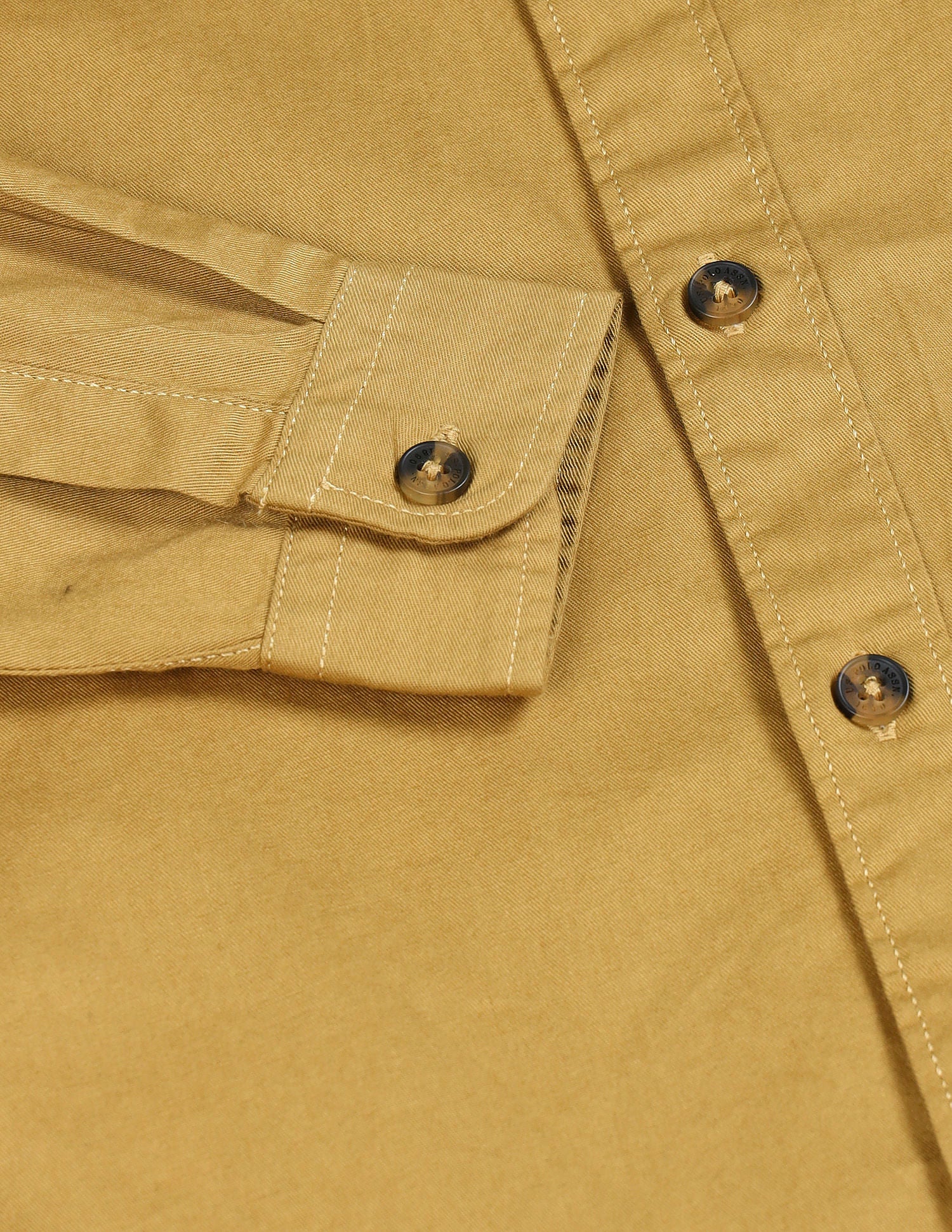 Boys Regular Fit Solid Shirt Mustard - U.S. POLO ASSN. | Large