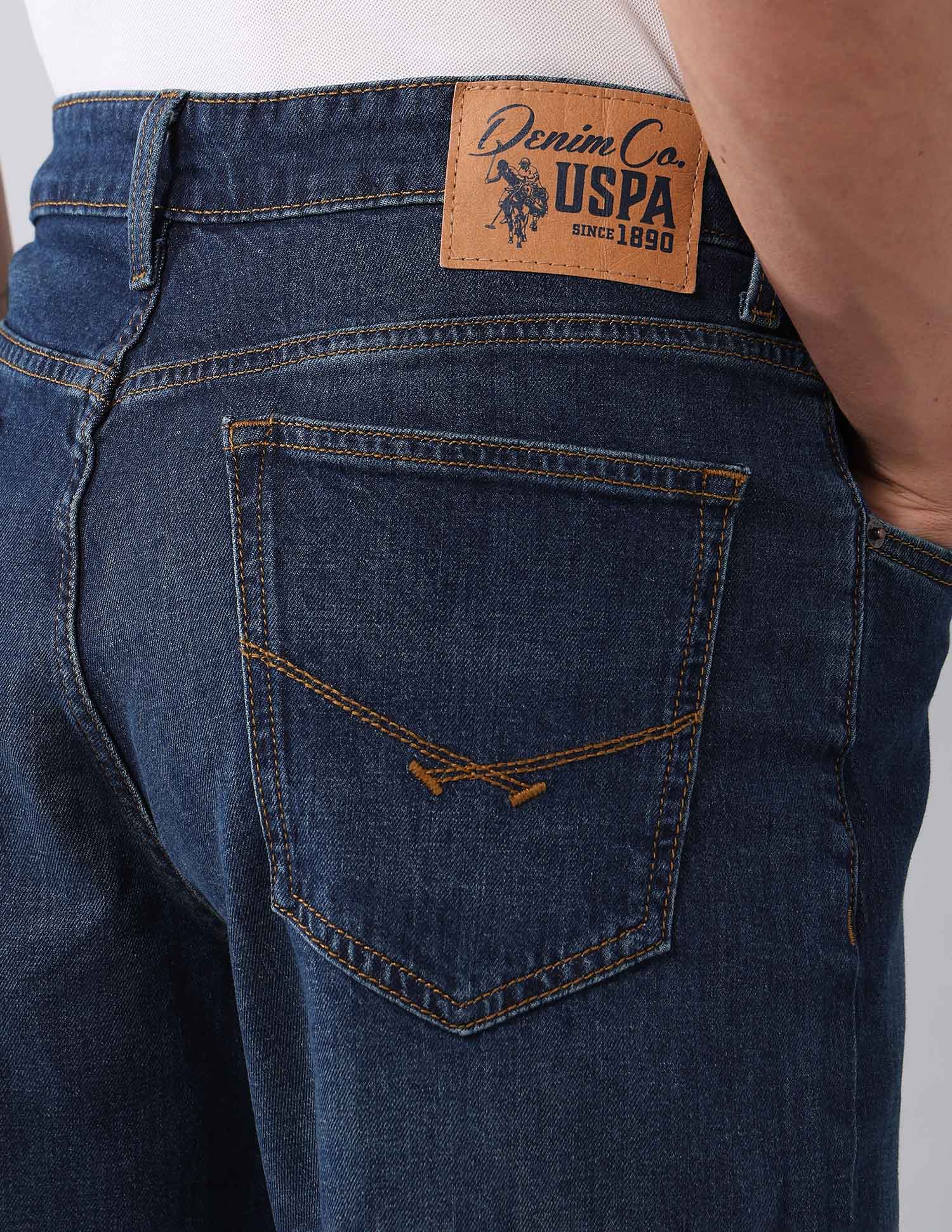 Shawn Relaxed Fit Vintage Jeans Dark Wash - U.S. Polo Assn. India | Large