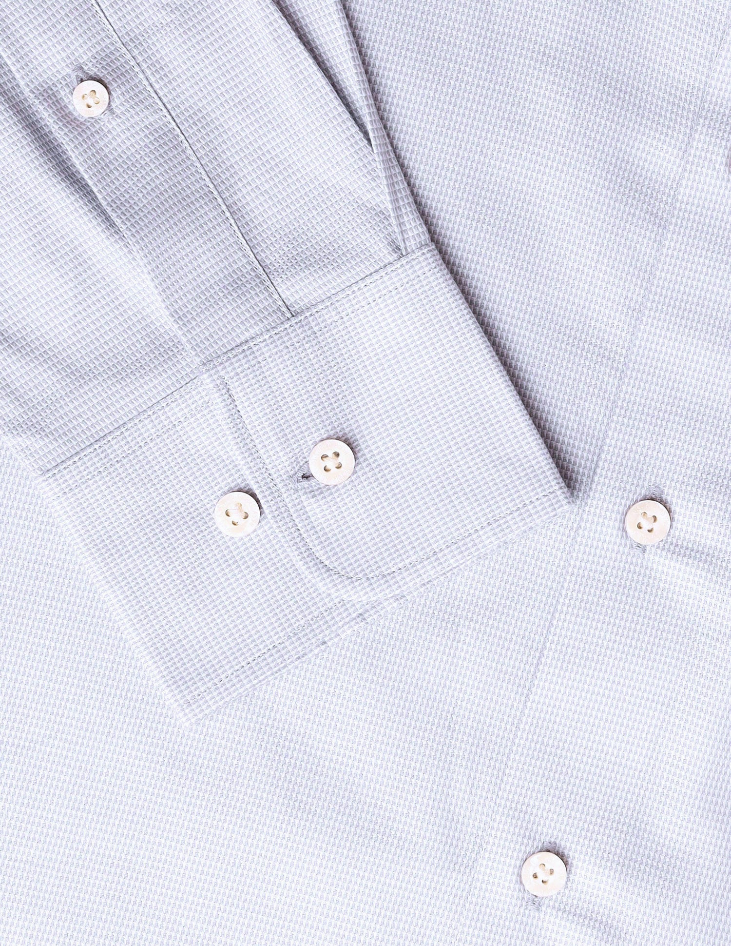 Solid Tailored Fit Shirt Grey - U.S. Polo Assn. India | Large