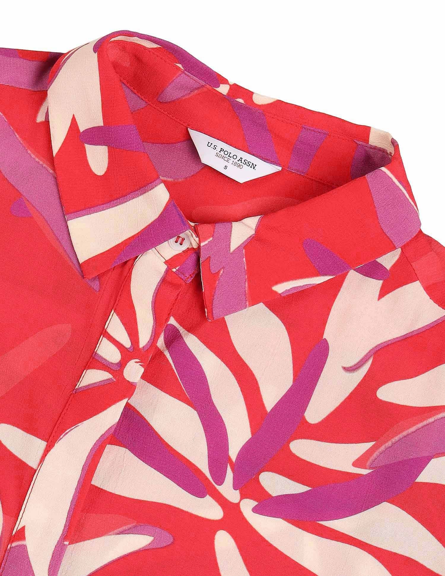 Floral Printed Shirt Dress Multi-colour - U.S. POLO ASSN. | Large