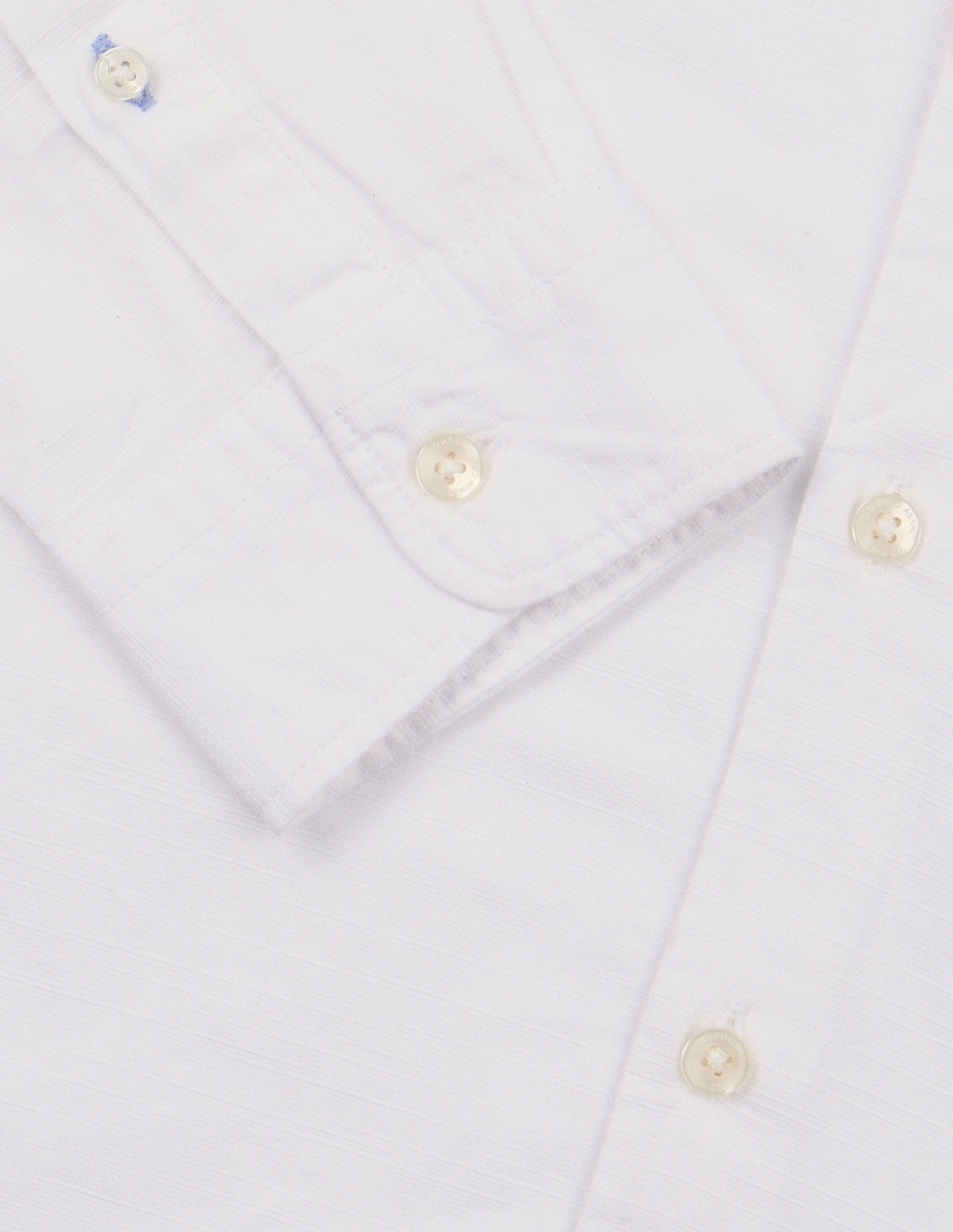 Pure Cotton Regular Fit Dobby Shirt White - U.S. Polo Assn. India | Large