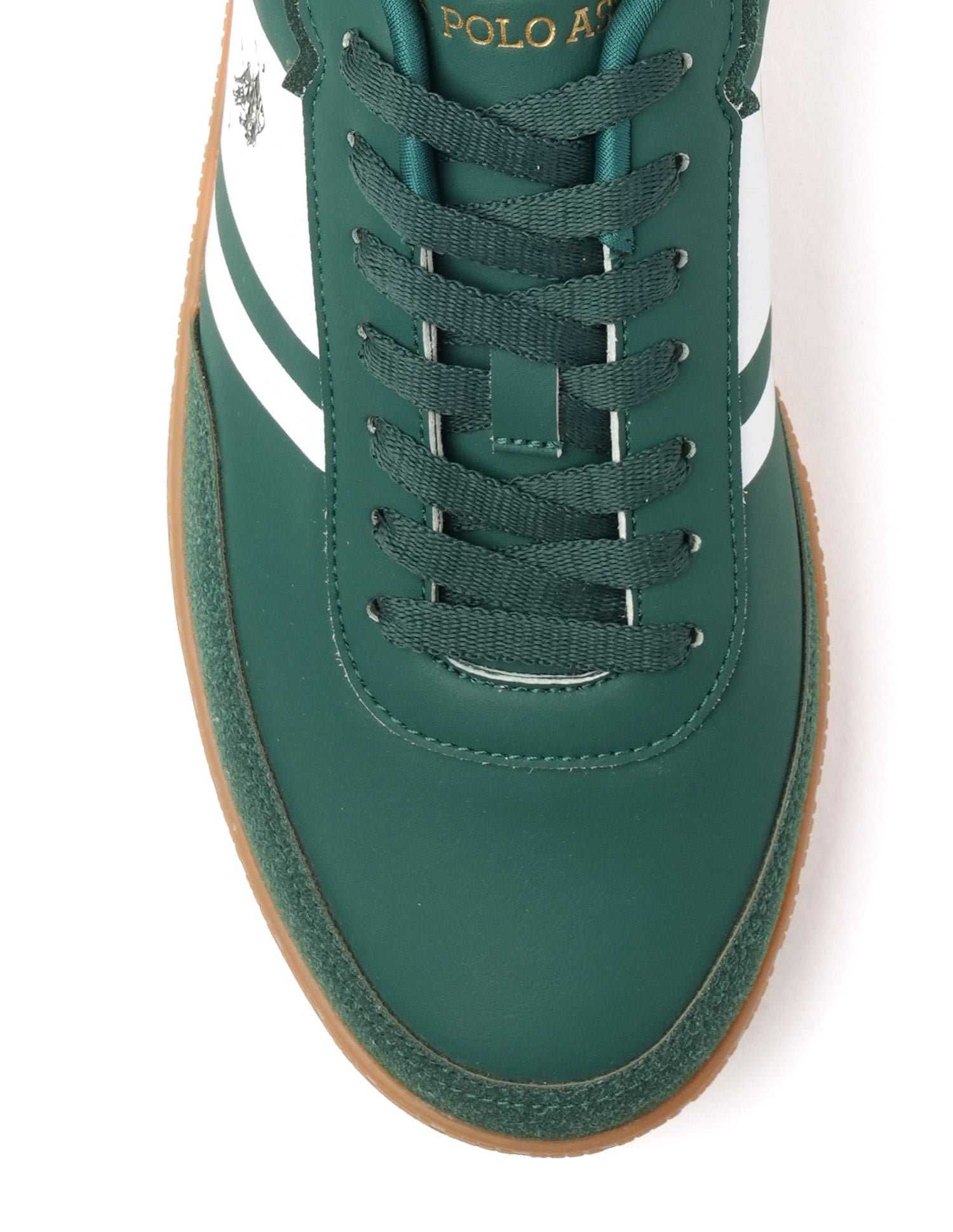 Men Hilton Colourblocked Sneakers Green - U.S. Polo Assn. India | Large