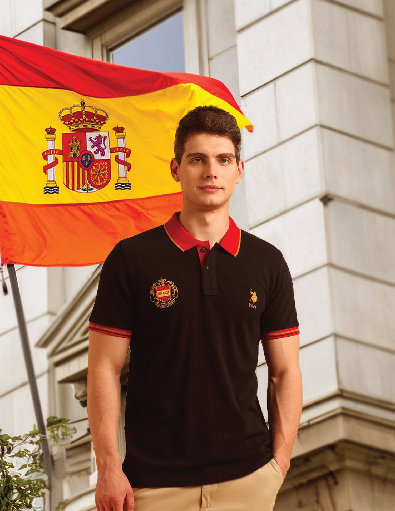 Slim Fit Iconic Number Polo Shirt