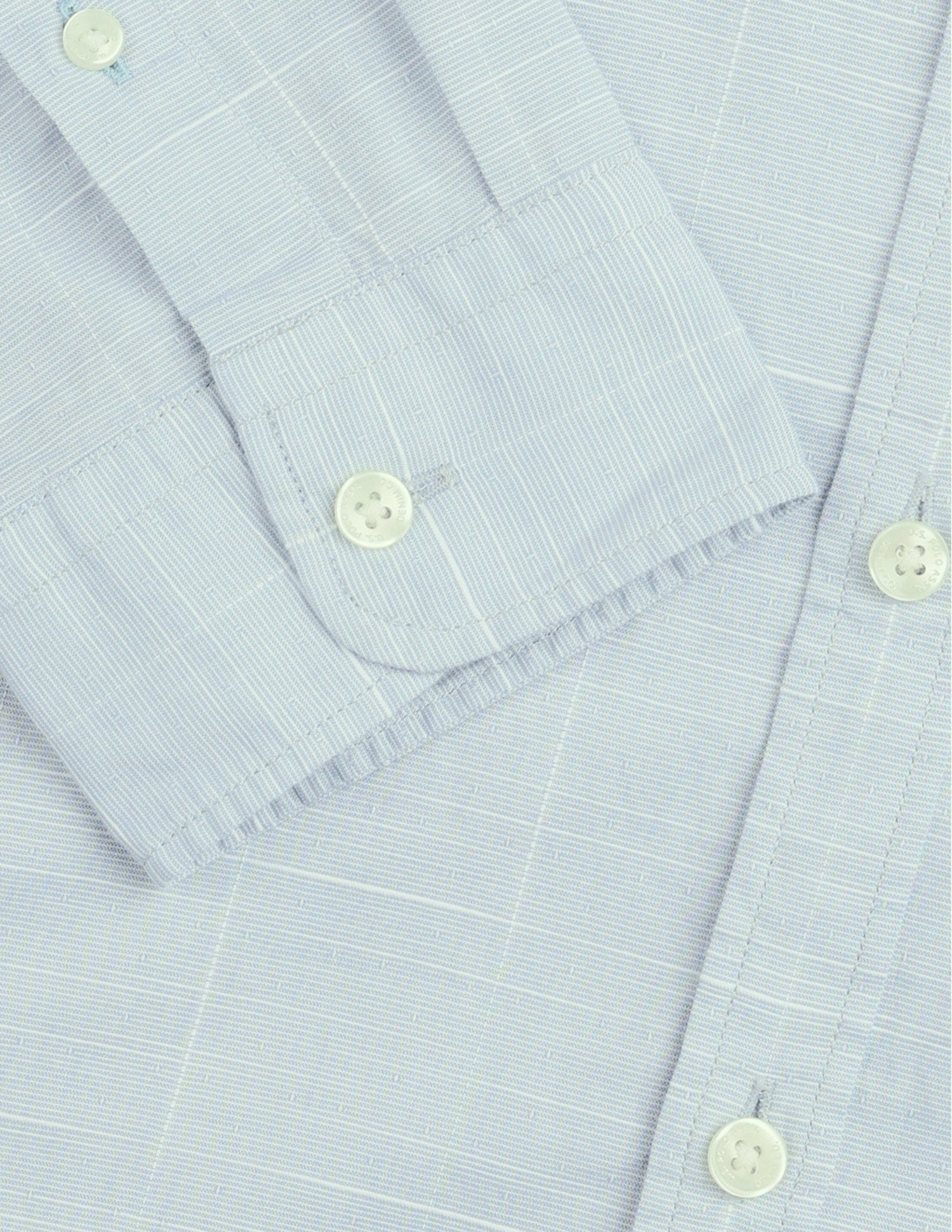 Windowpane Checked Jaquard Shirt Aqua - U.S. Polo Assn. India | Large
