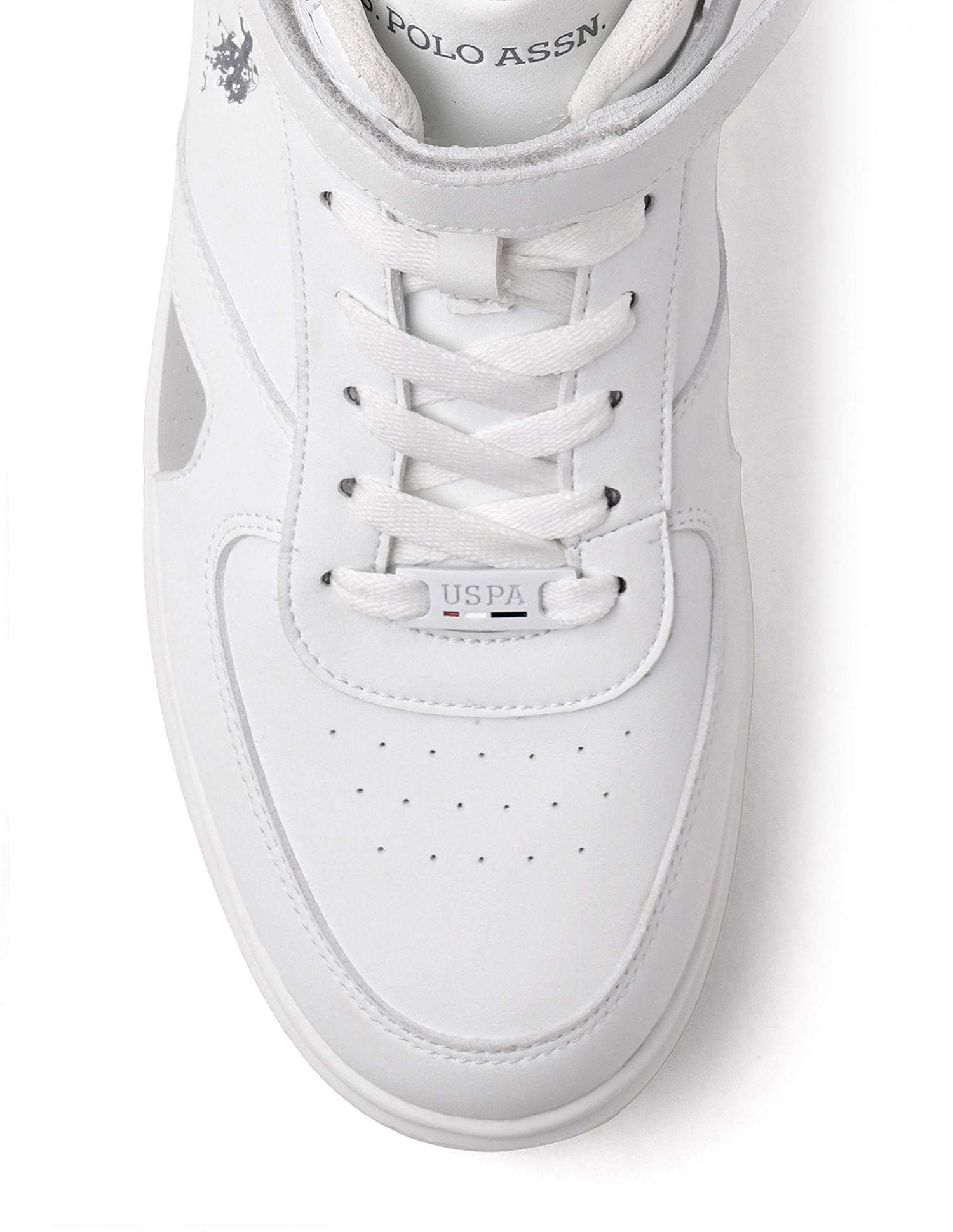 Men Velino Solid Sneakers White - U.S. Polo Assn. India | Large
