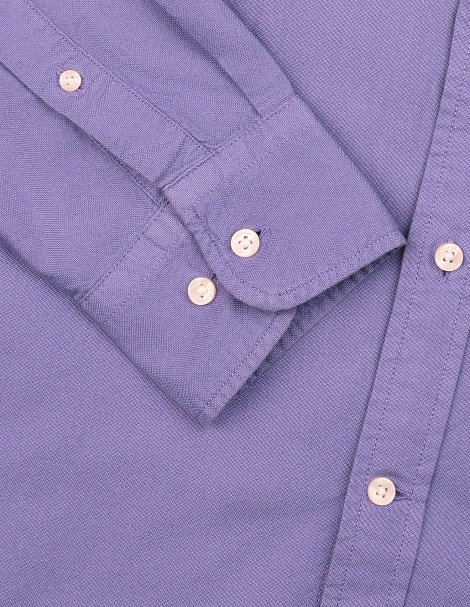 Oxford Tailored Fit Button-Down Collar Shirt Lavender - U.S. Polo Assn. India | Large