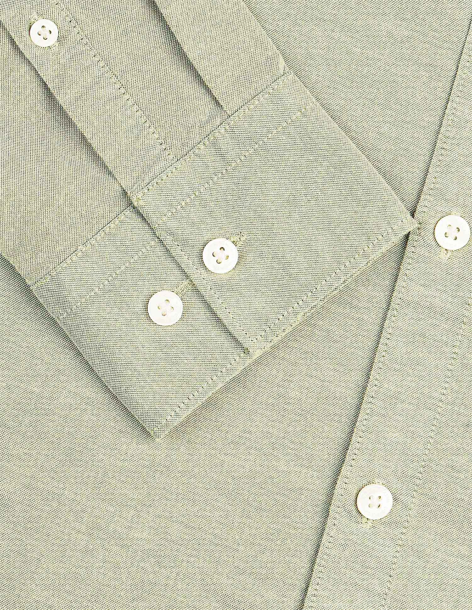 Tailored Fit Solid Shirt Light Green - U.S. POLO ASSN. | Large