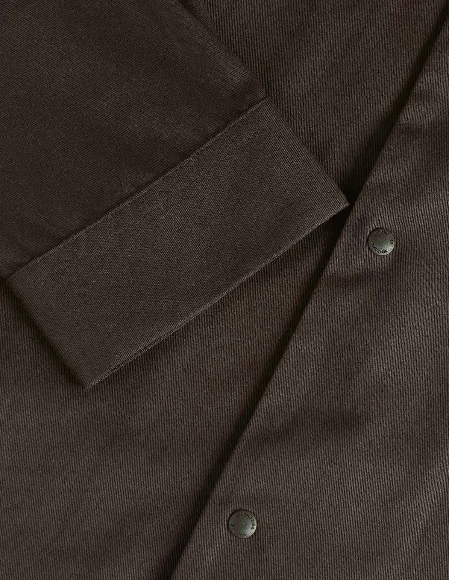 Working Holiday Regular Fit Shacket Dark Brown - U.S. Polo Assn. India | Large
