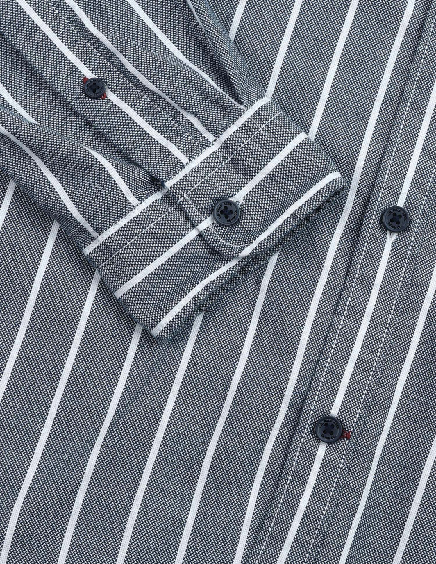 Vertical Striped Regular Fit Shirt Navy - U.S. Polo Assn. India | Large