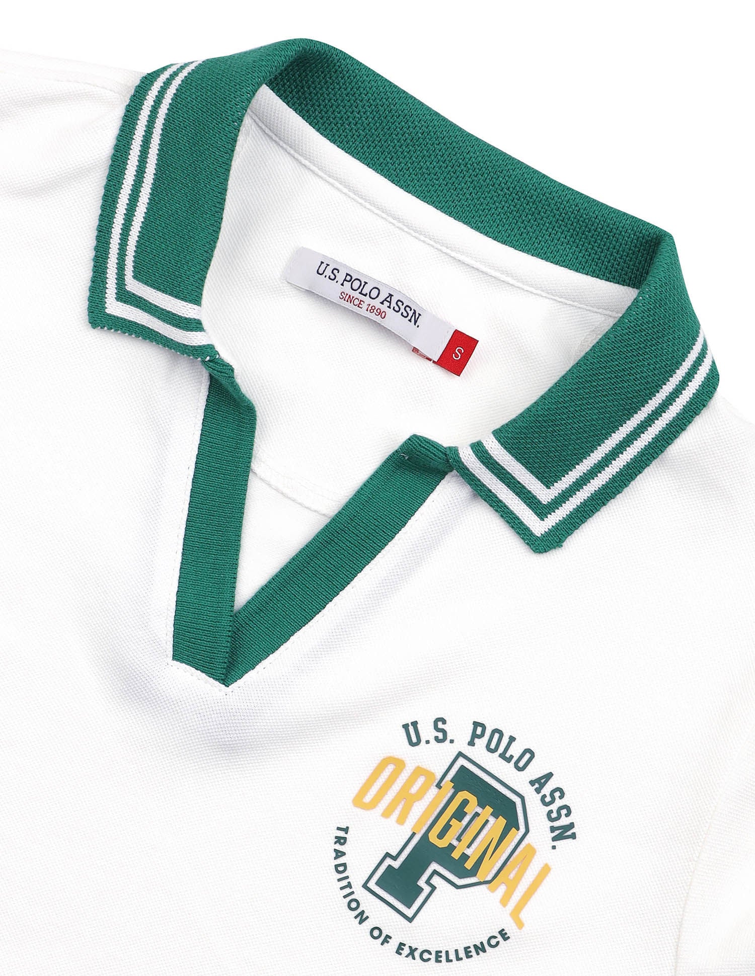 Regular Fit Solid Polo Shirt Coconut Milk - U.S. POLO ASSN. | Large