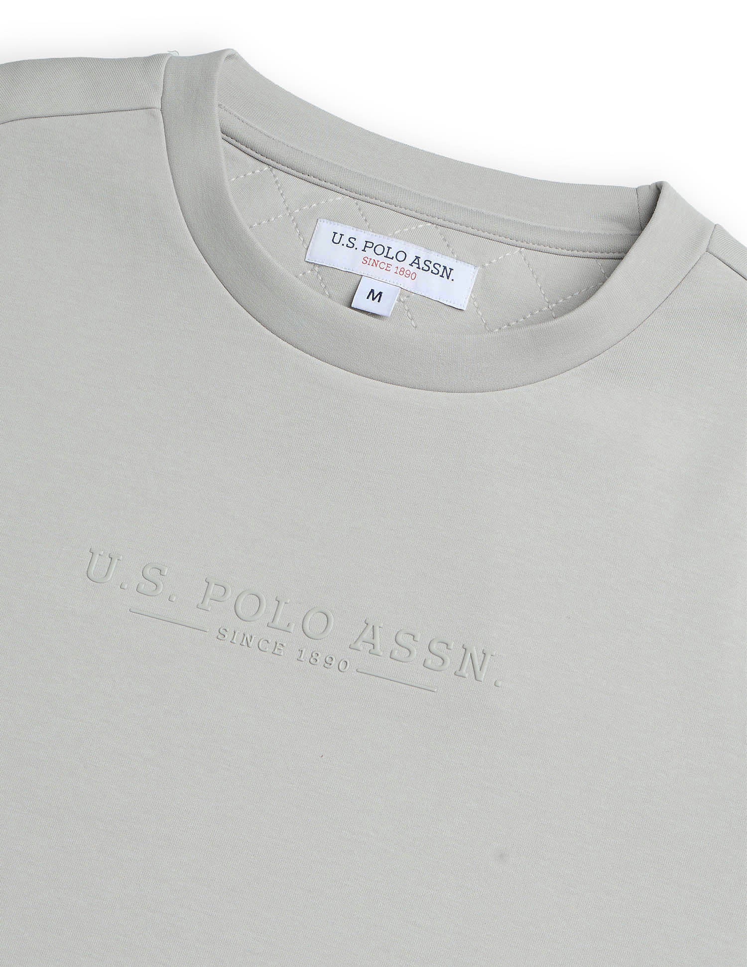 Regular Fit Varsity Theatre Sweatshirt Light Grey - U.S. POLO ASSN. | Large