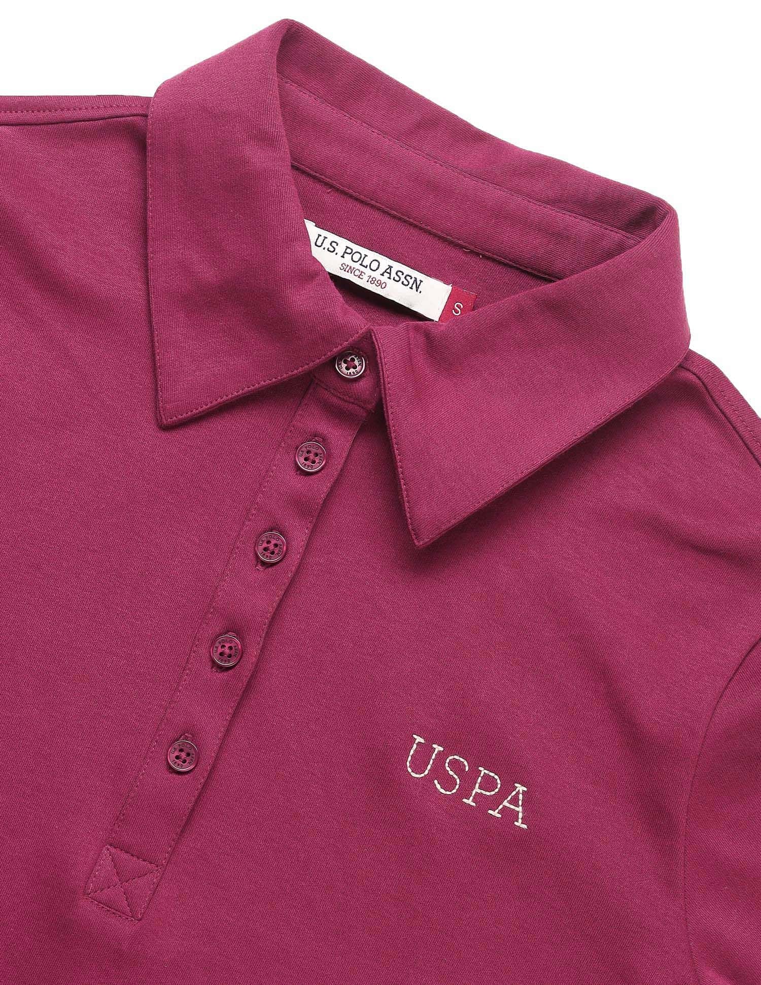 Regular Fit Polo Shirt Wine - U.S. POLO ASSN. | Large