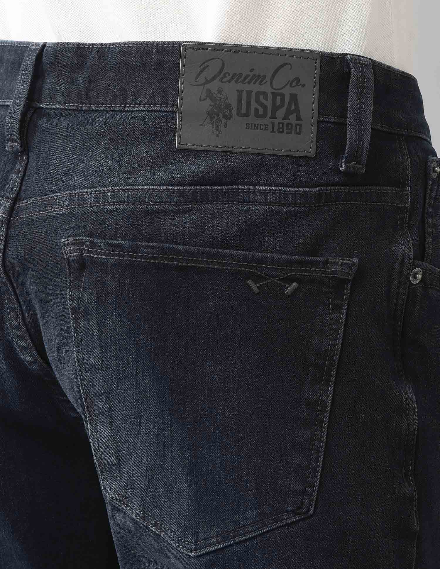 Bi Stretch Authentic Brandon Slim Tapered Fit Blue Jeans Blue - U.S. POLO ASSN. | Large