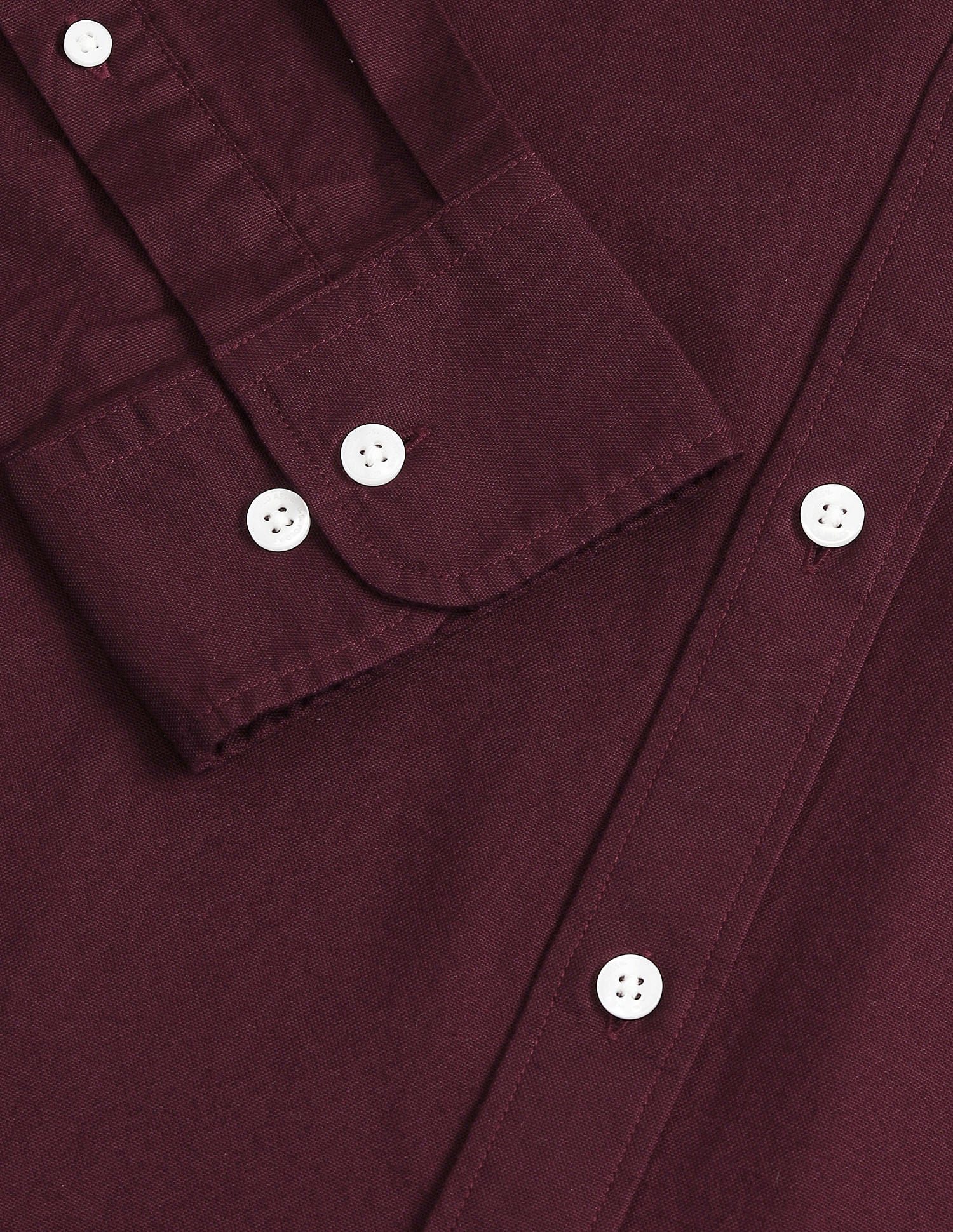 Button Down Collar Tailored Fit Shirt Maroon - U.S. Polo Assn. India | Large