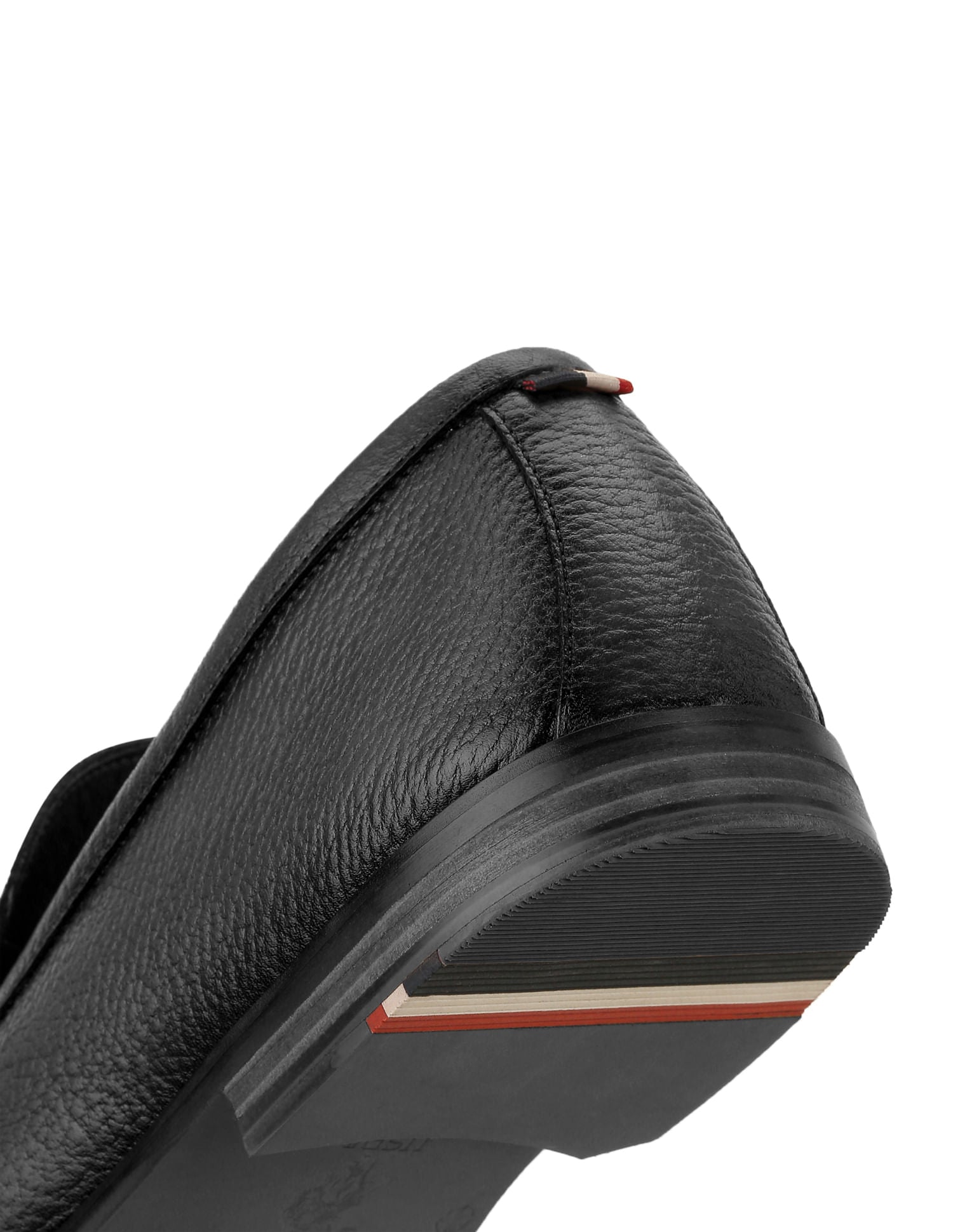 Men Valox Textured Loafers Black - U.S. Polo Assn. India | Large