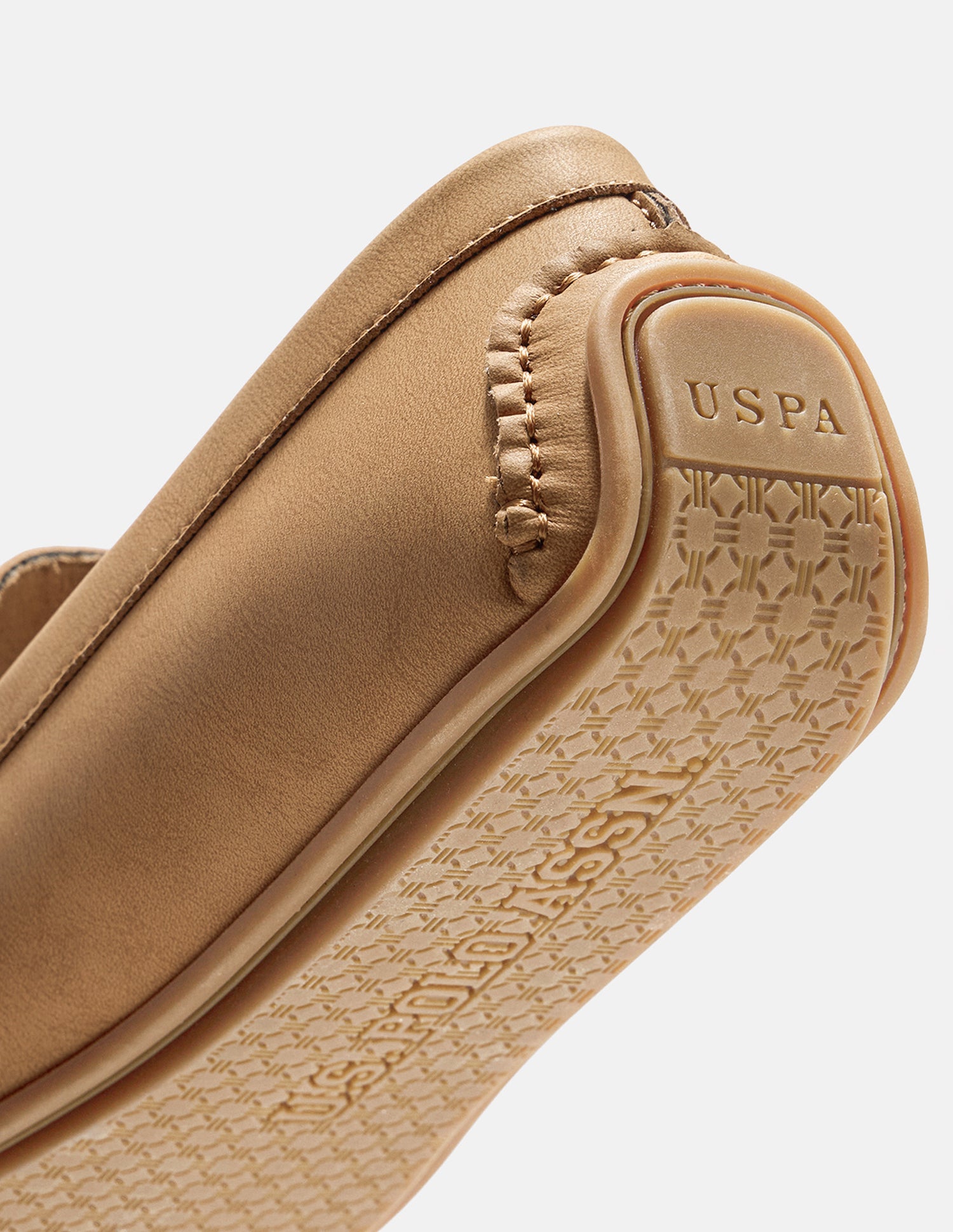 Round Toe Elric Loafers Tan - U.S. Polo Assn. India | Large