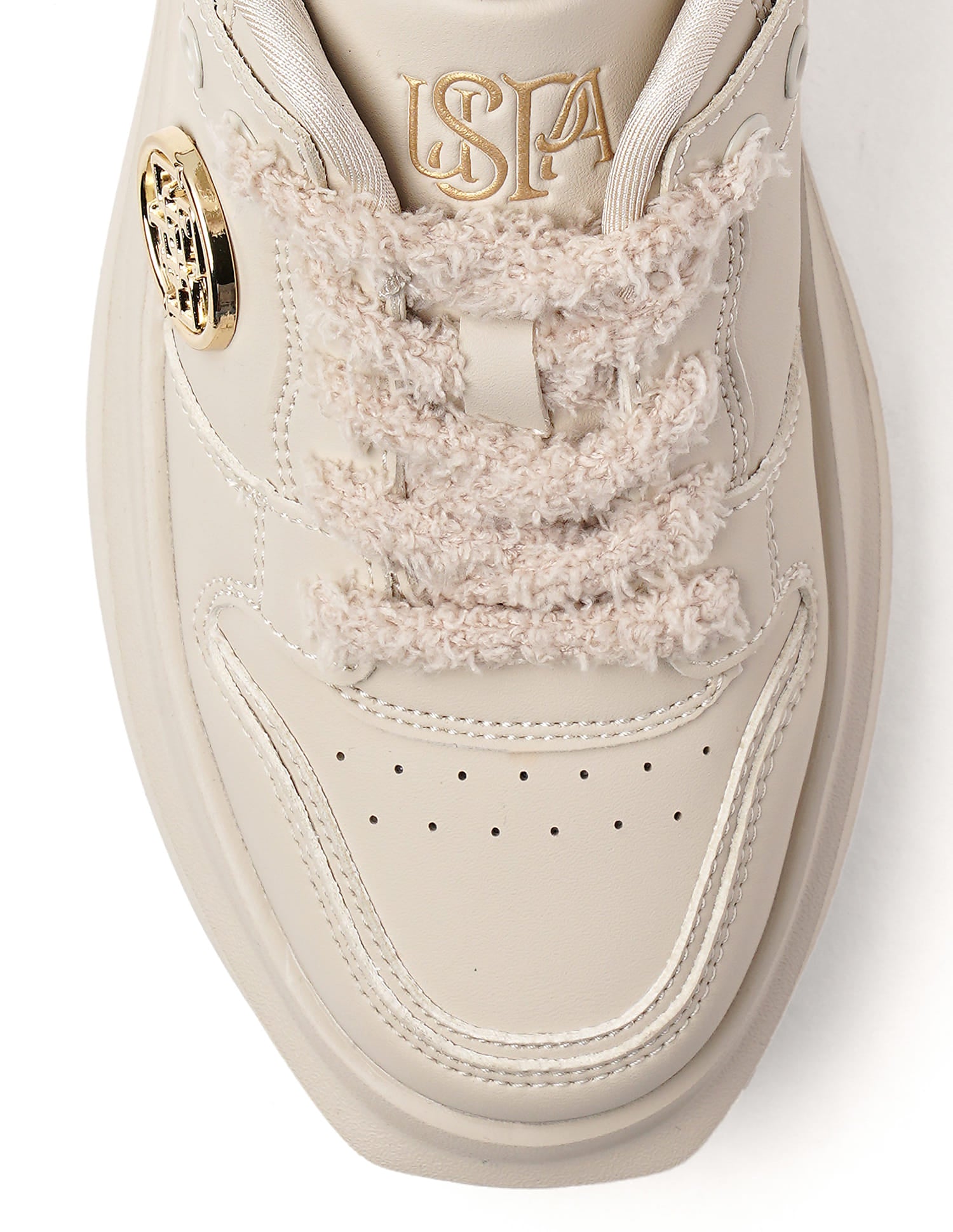 Burna Nude Light Weight Sneaker Shoes Nude - U.S. Polo Assn. India | Large