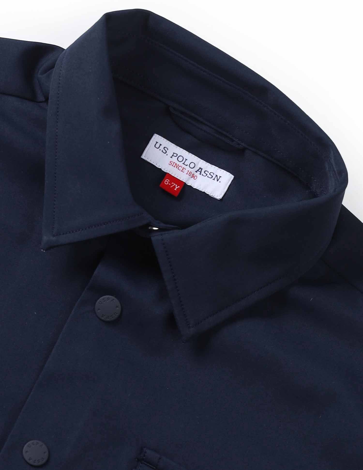 UKSHT1516 NAVY Boys Shirt Navy - U.S. POLO ASSN. | Large