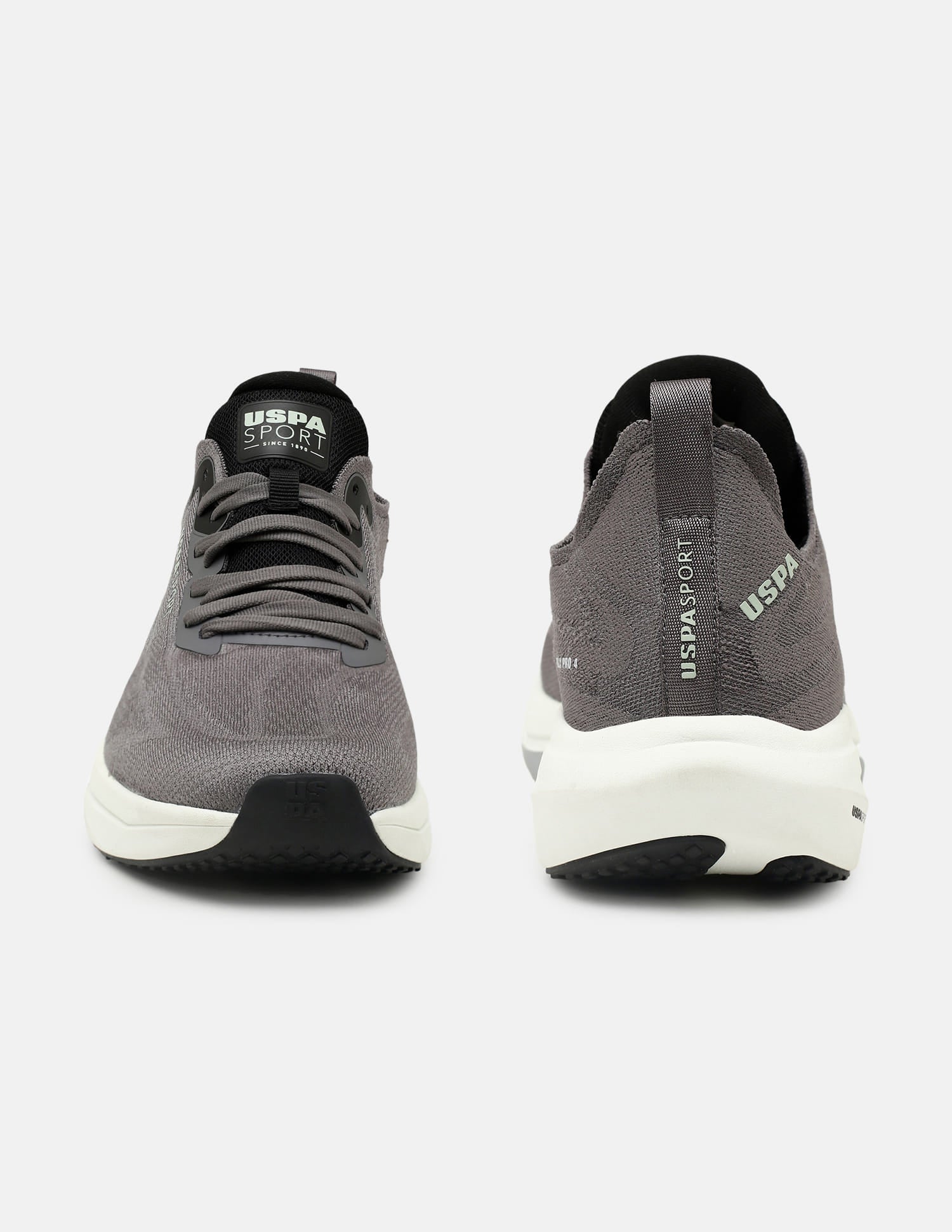 Field Pro 4 Lace-Ups Running Shoes Dark Grey - U.S. Polo Assn. India | Large