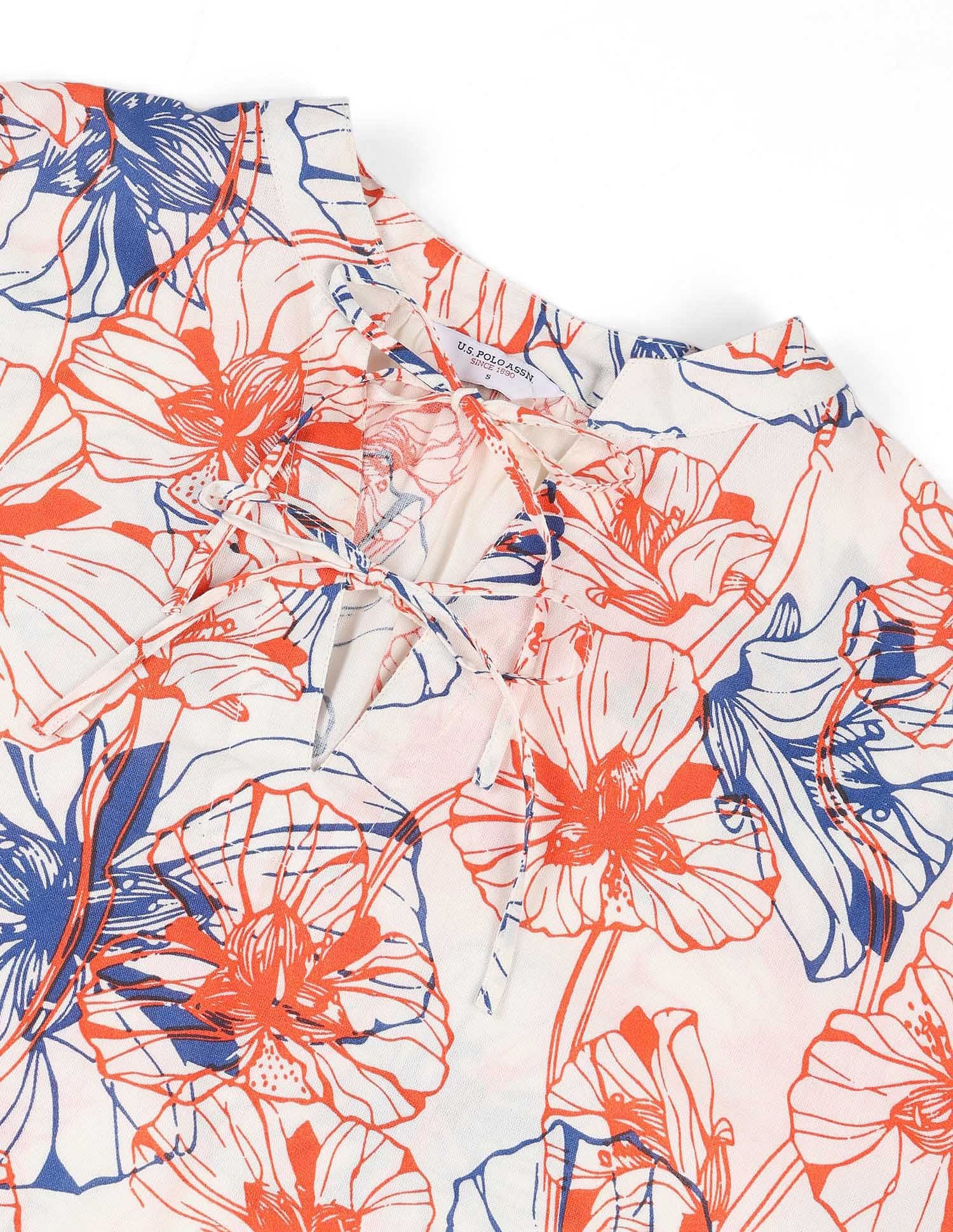 Floral Printed Top Multi-colour - U.S. POLO ASSN. | Large