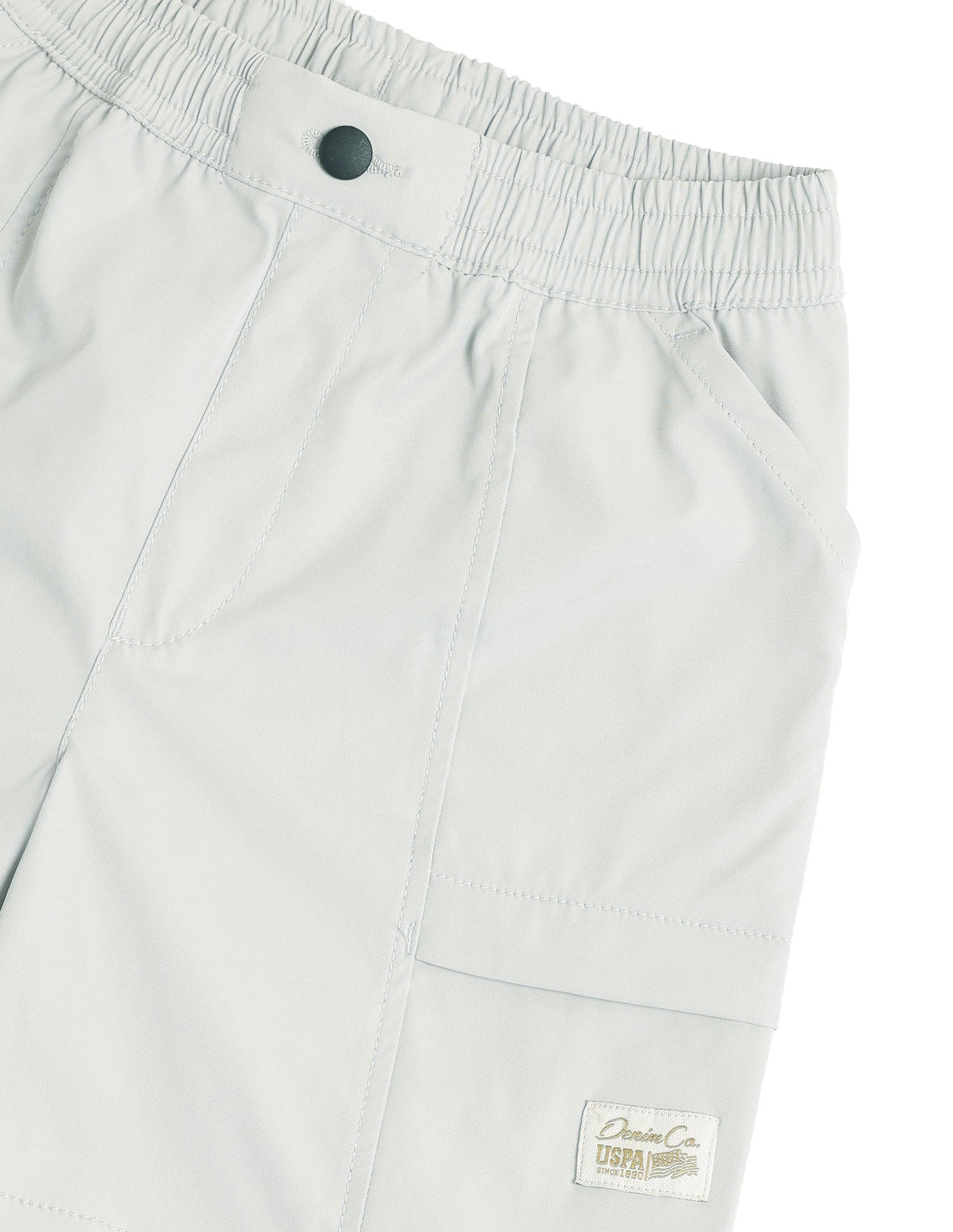 Boys Regular Fit Cargo Shorts Cream - U.S. POLO ASSN. | Large