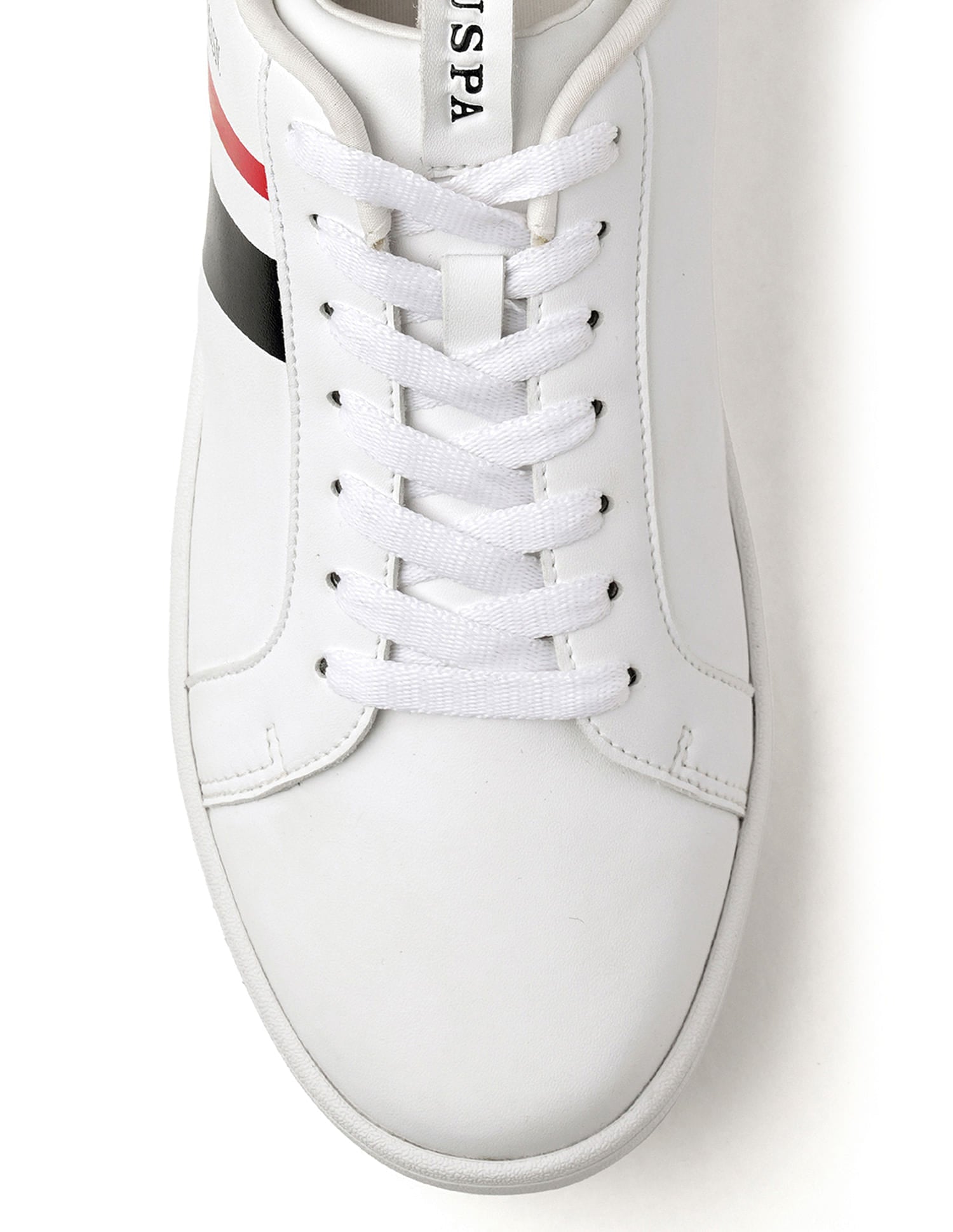 Men Ferro Solid Sneakers White - U.S. Polo Assn. India | Large