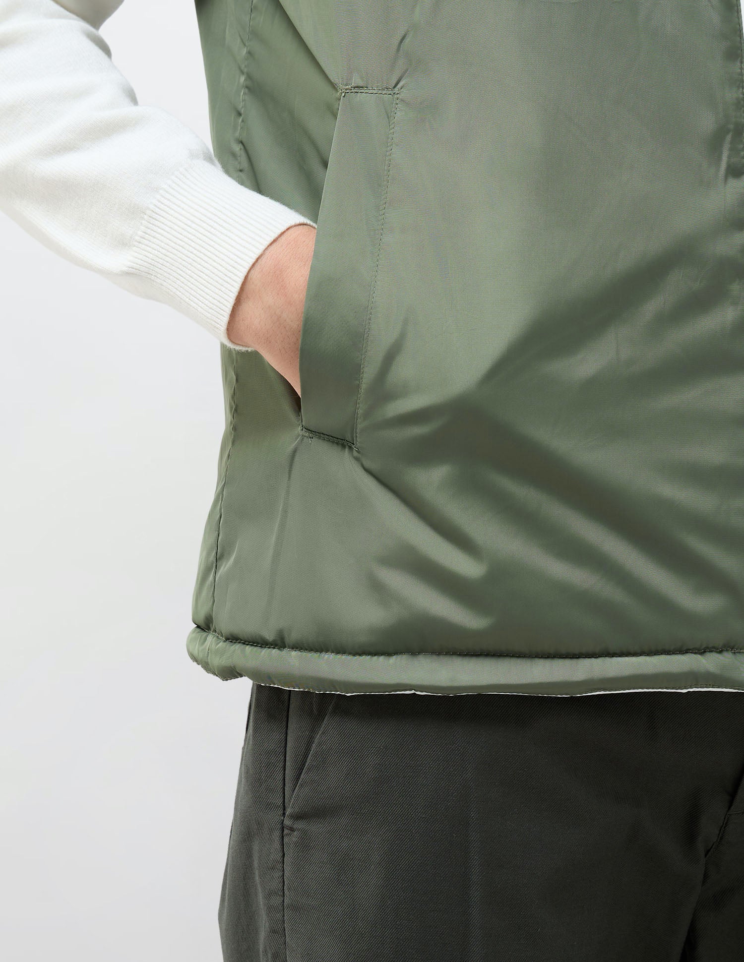 Solid Regular Fit Reversible Jacket White - U.S. POLO ASSN. | Large