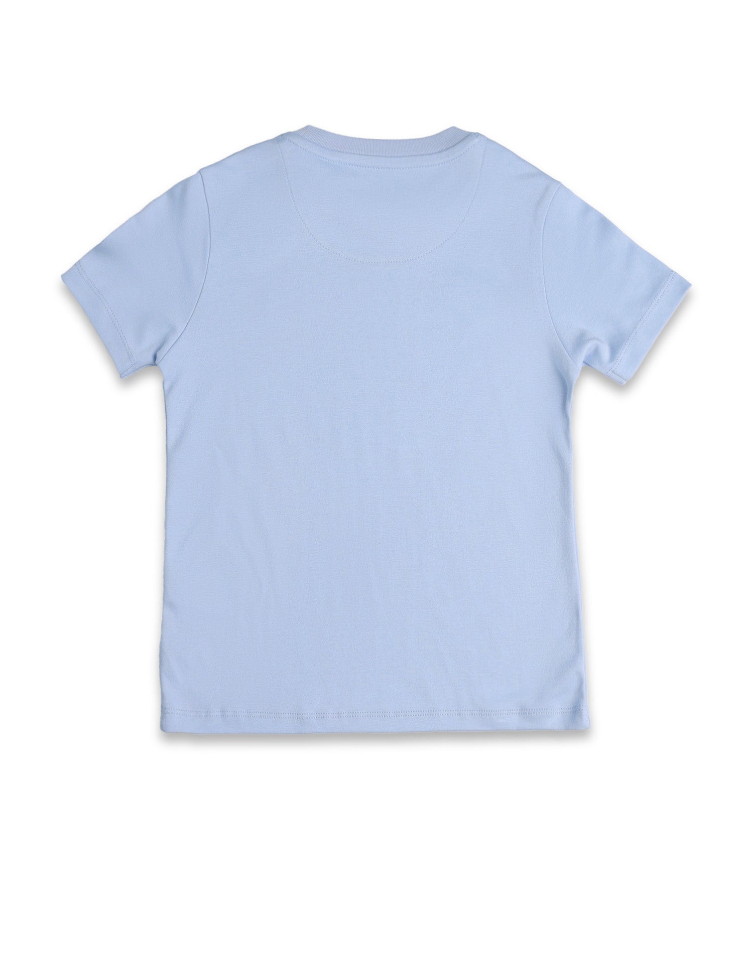Boys Brand Embossed Pure Cotton T-Shirt Blue - U.S. POLO ASSN. | Large