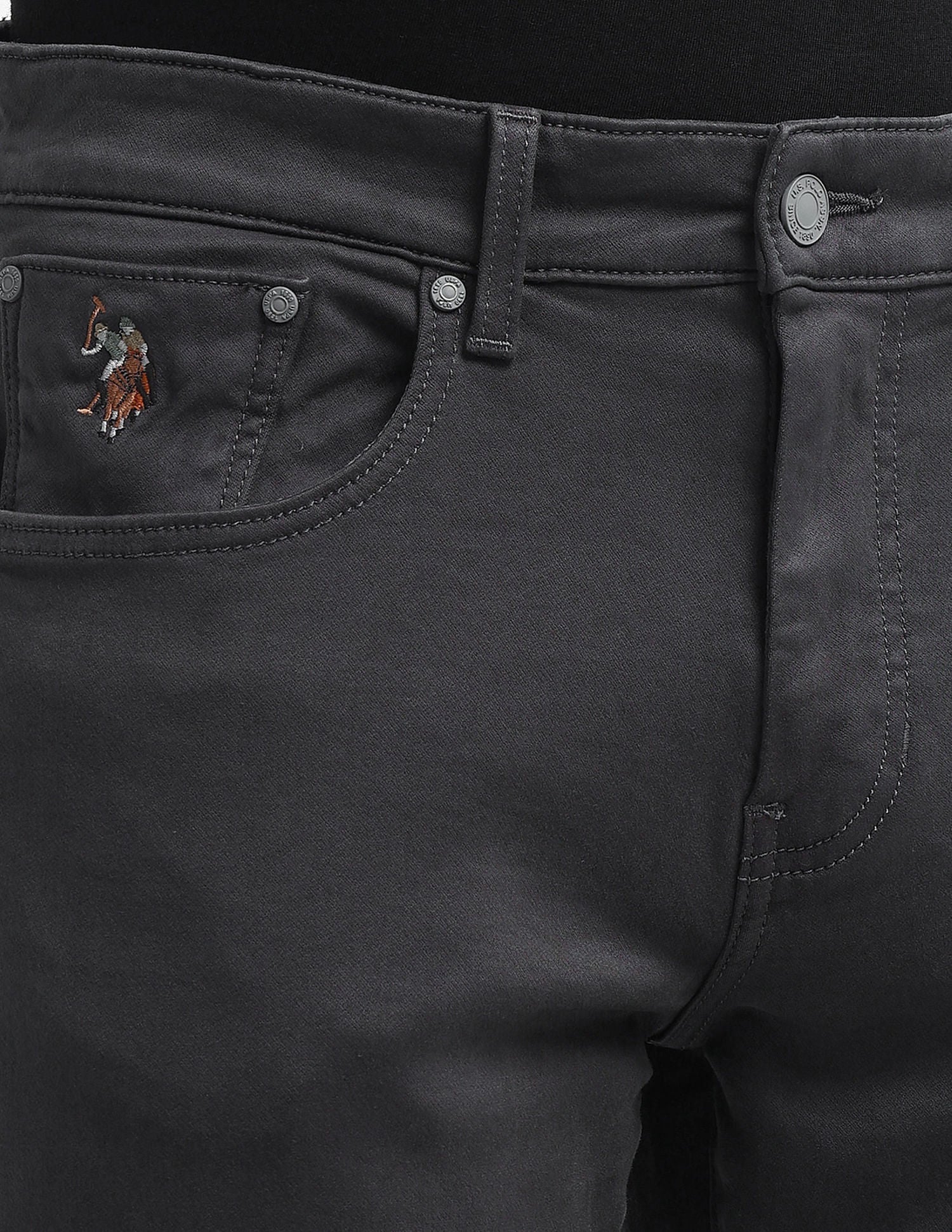 Slim Tapered Grey Jeans Grey - U.S. POLO ASSN. | Large