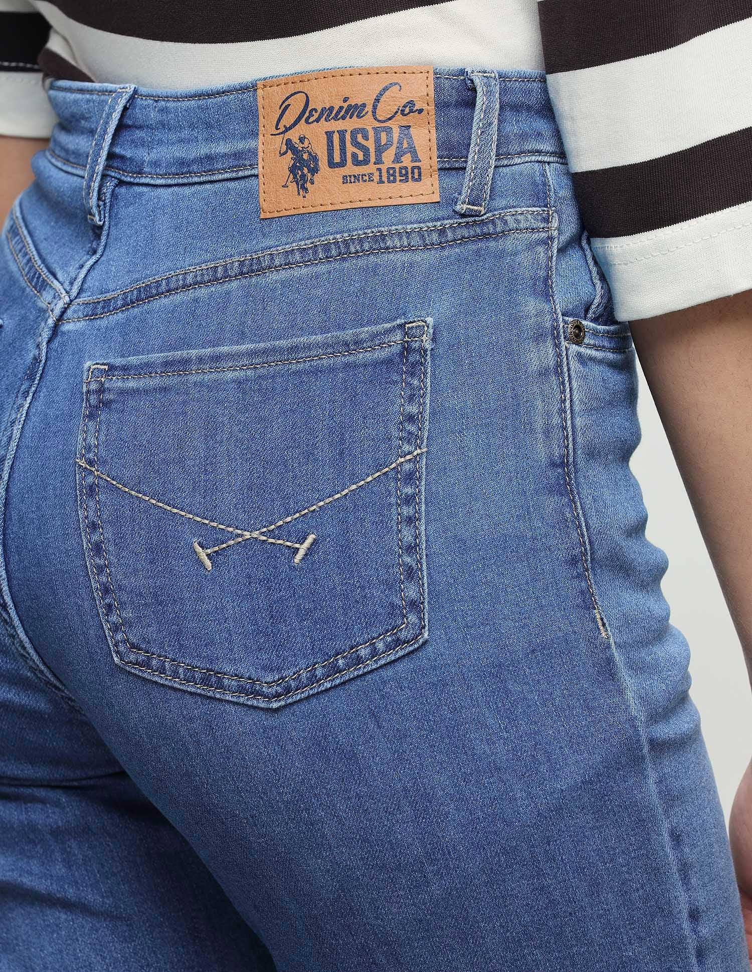 Bootcut Fit Blue Jeans Light Blue - U.S. Polo Assn. India | Large