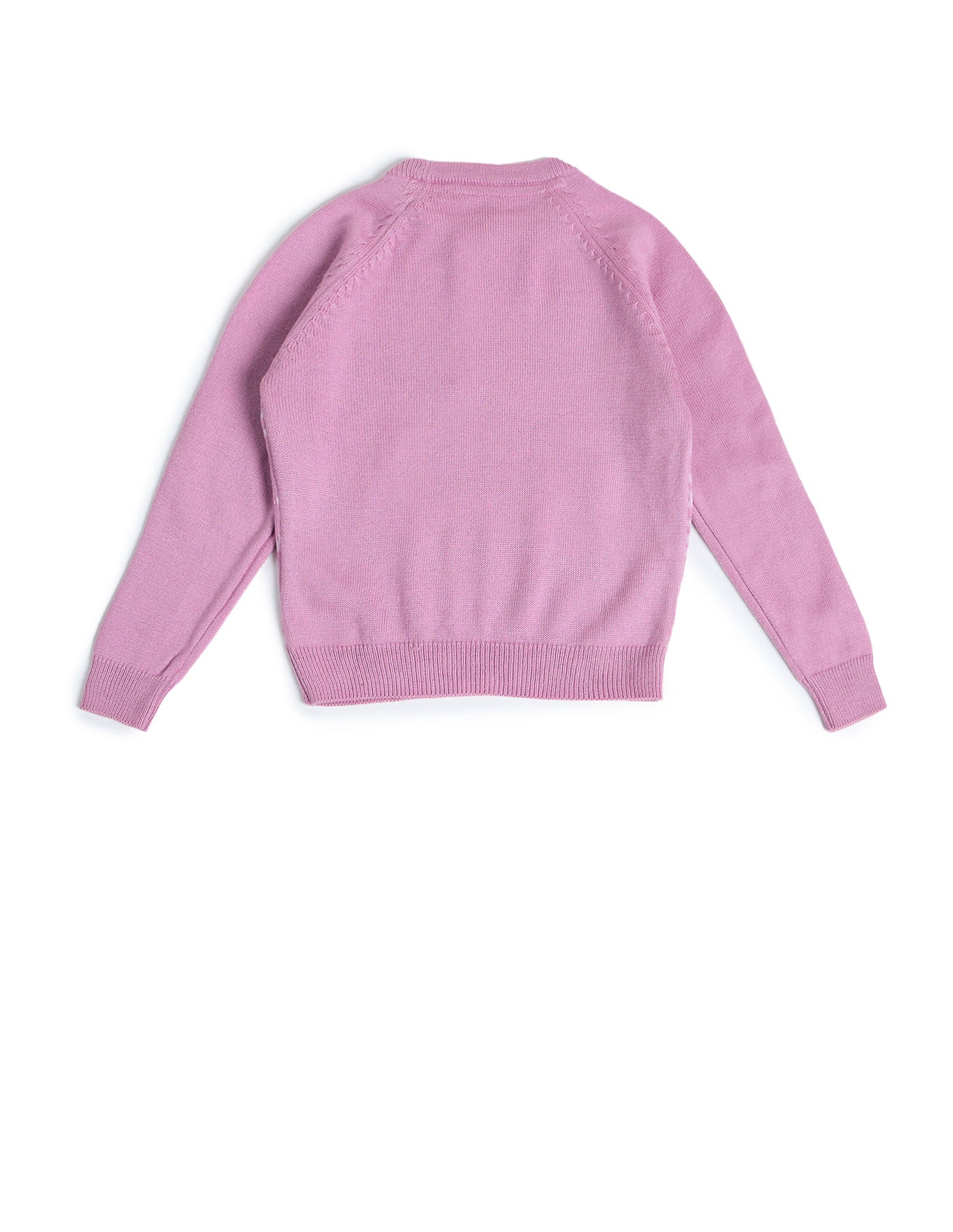Girls Flip Sequence Sweater Bonbon Pink - U.S. POLO ASSN. | Large