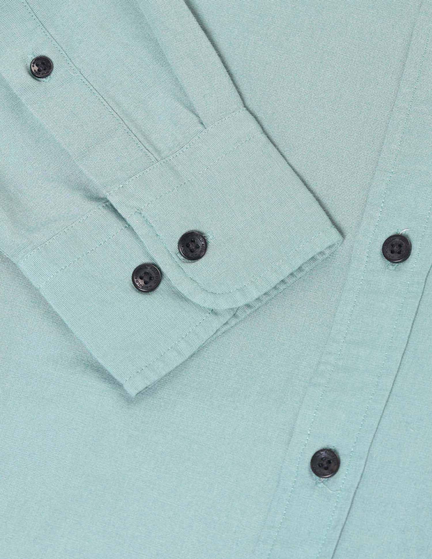 Tailored Fit Poplin Shirt Green - U.S. POLO ASSN. | Large