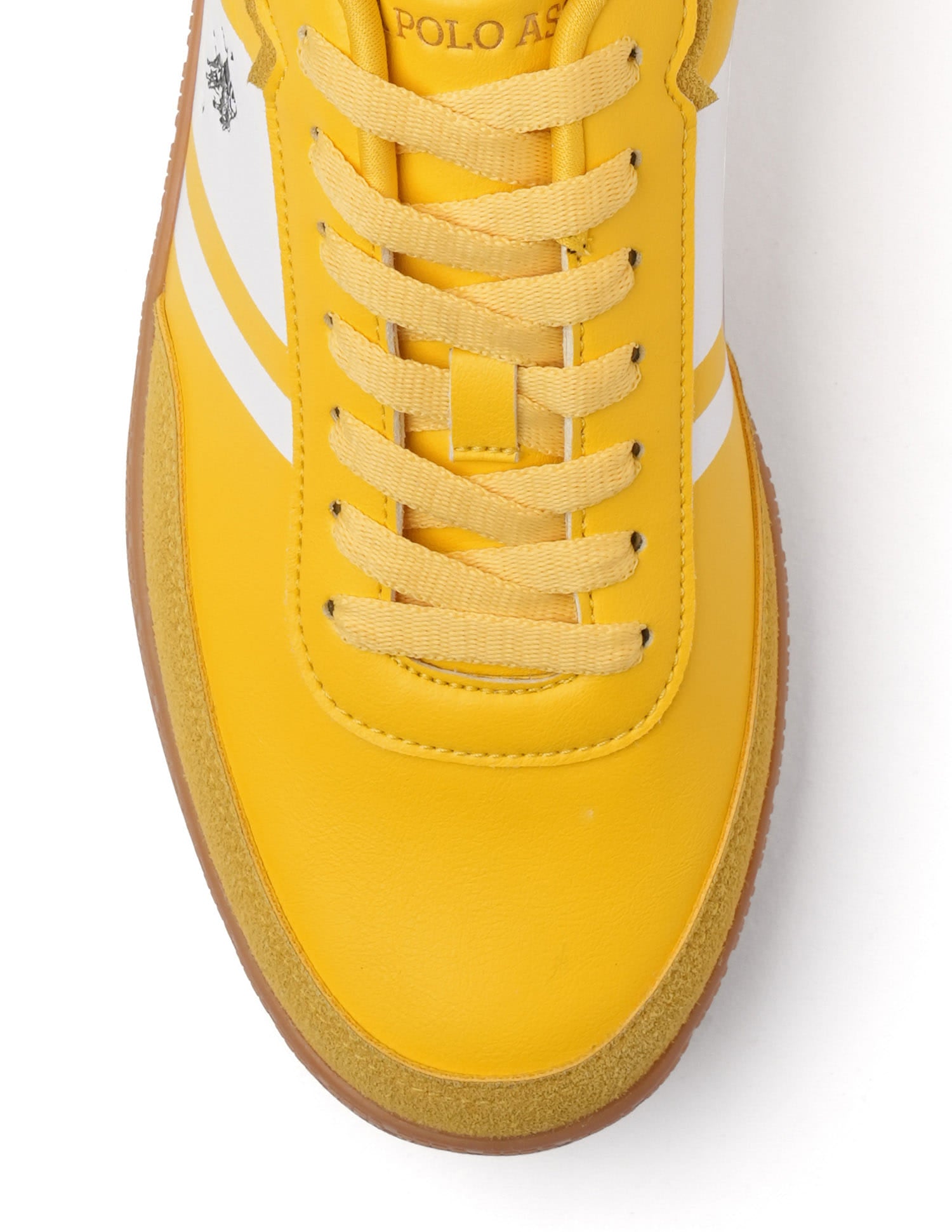 Men Hilton Colourblocked Sneakers Yellow - U.S. Polo Assn. India | Large