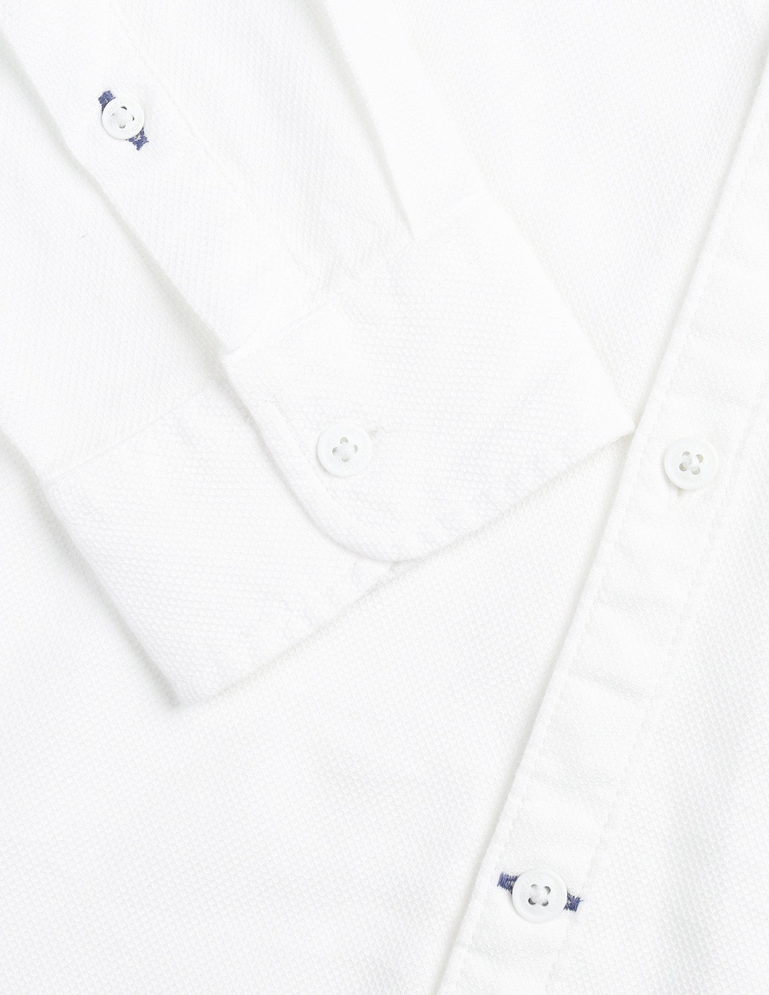Textured Regular Fit Shirt White - U.S. Polo Assn. India | Large