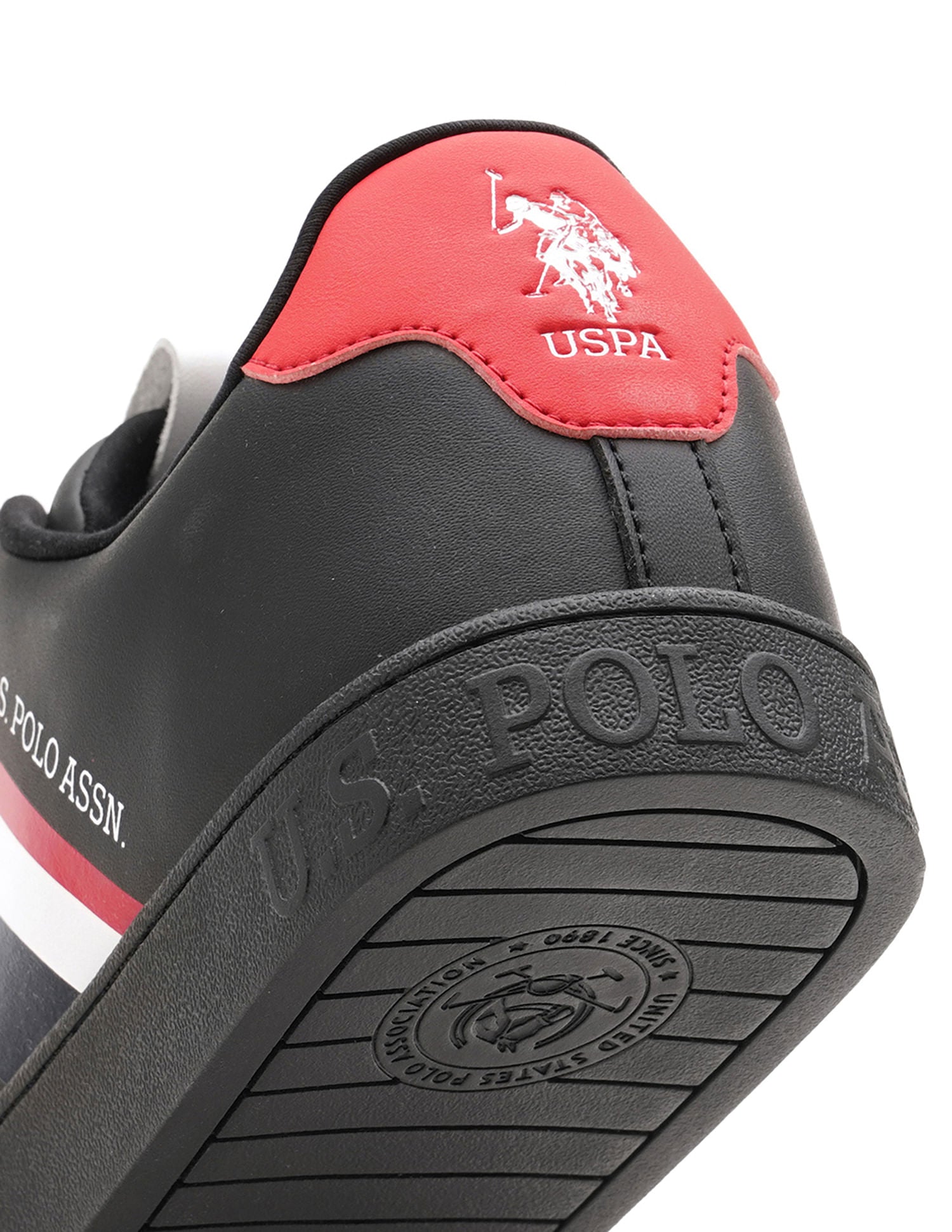 Men Ferro Solid Sneakers Black - U.S. POLO ASSN. | Large