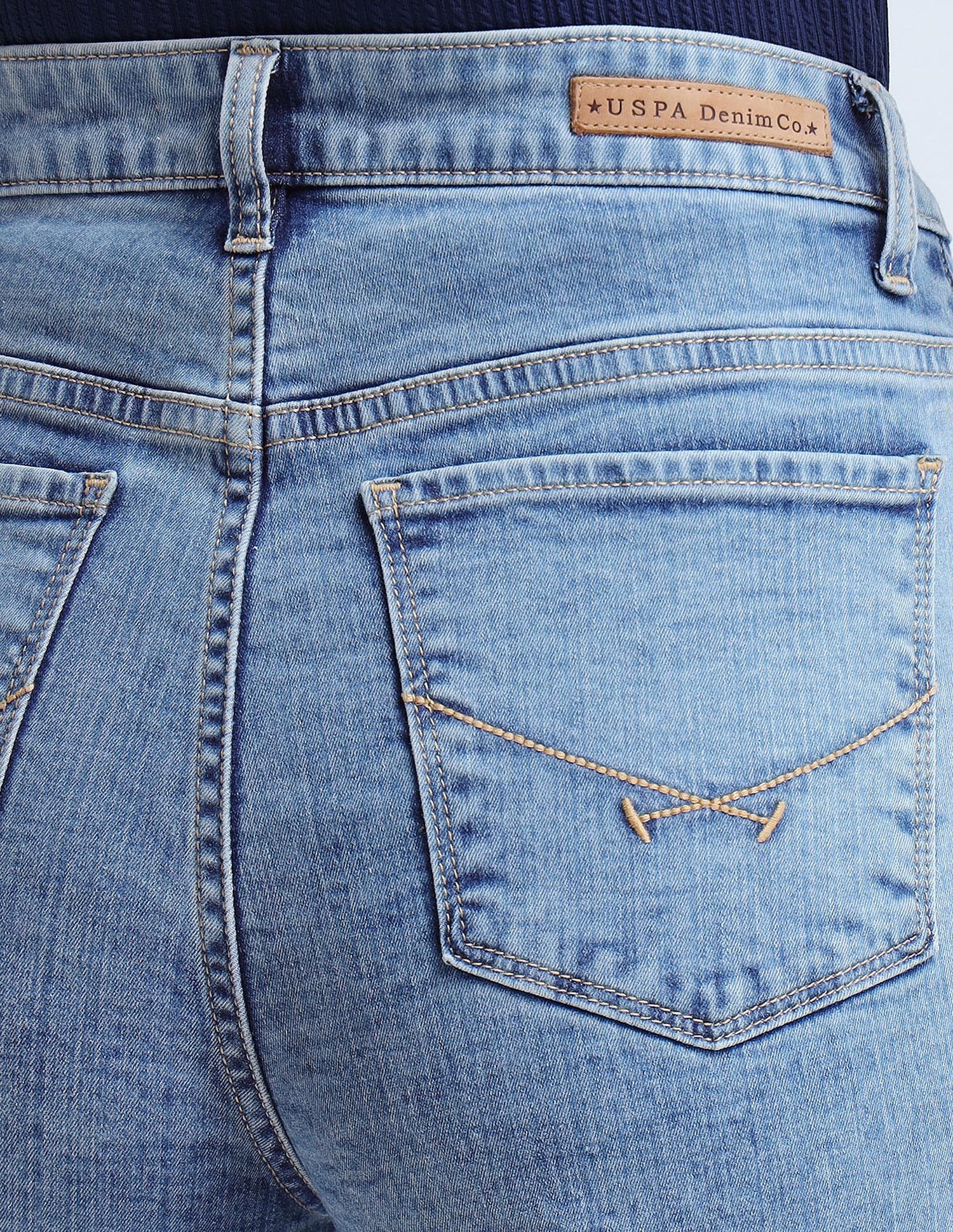 Wide Leg Fit Blue Jeans Blue - U.S. POLO ASSN. | Large