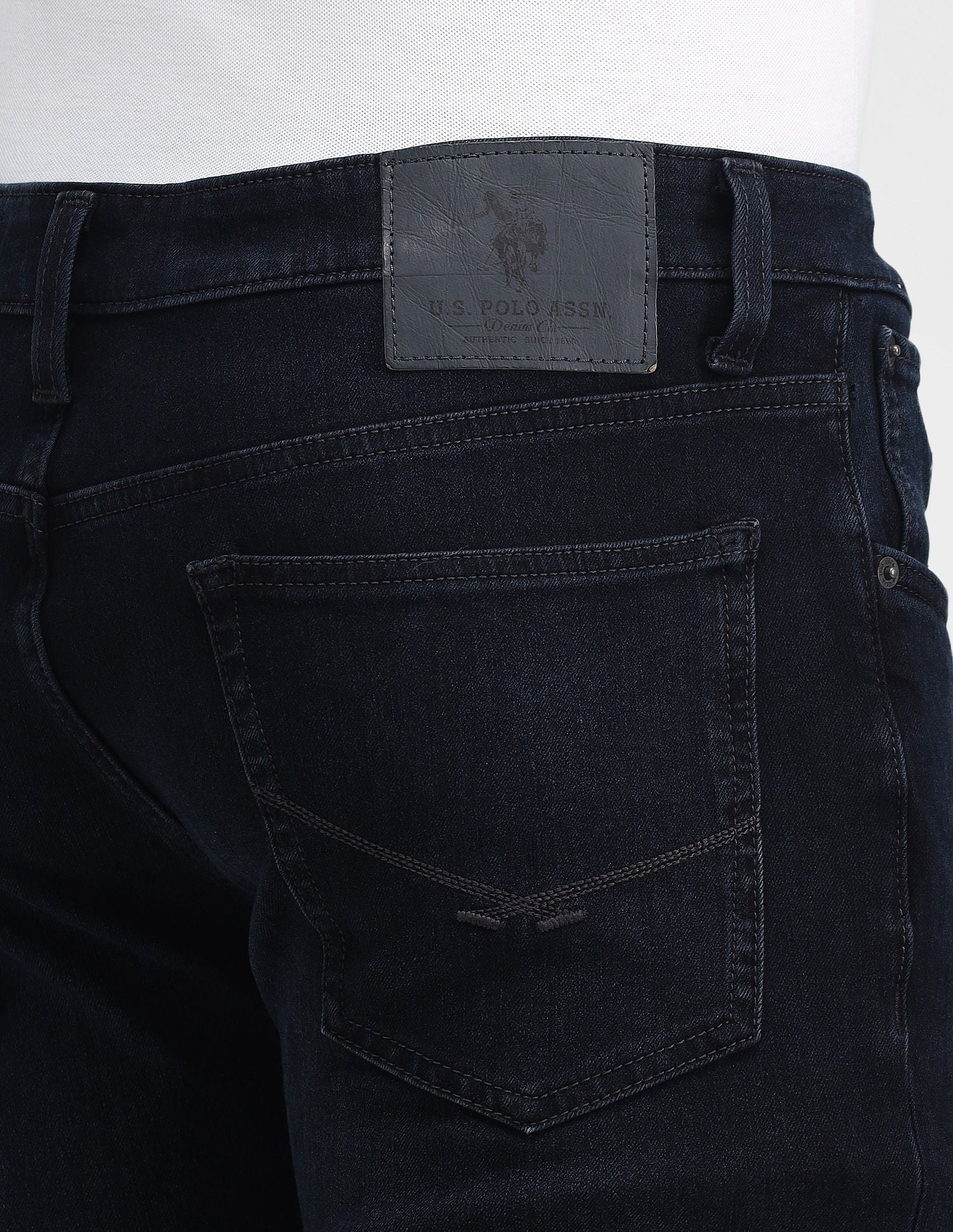 Regallo Skinny Fit Blue Jeans Blue - U.S. Polo Assn. India | Large