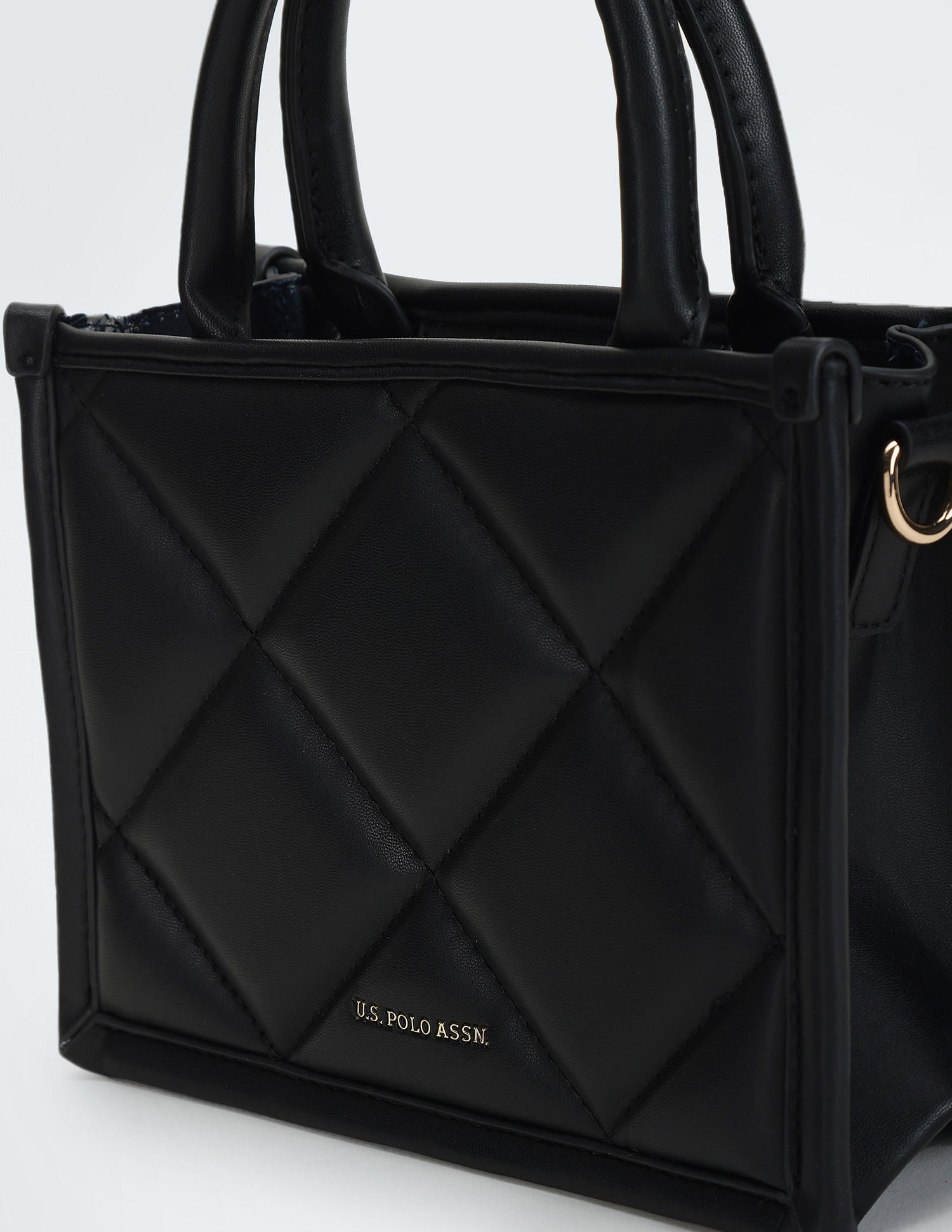 City Girl Quilted Sling Bag Black - U.S. POLO ASSN. | Large