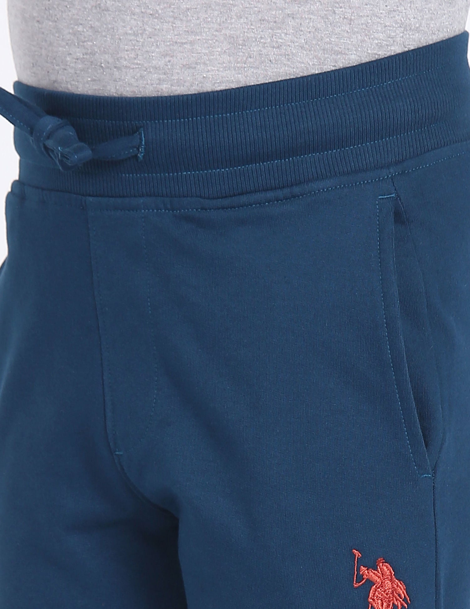 Mid Rise Drawstring Waist OKJ01 Joggers - Pack Of 1 Navy - U.S. POLO ASSN. | Large