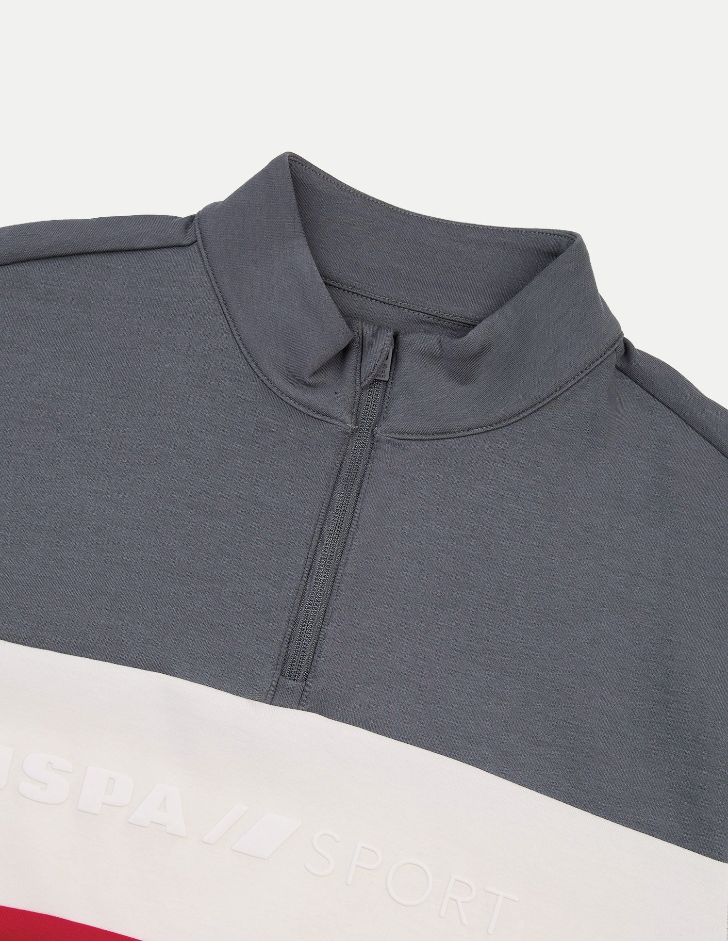 Brand Embossed Regular Fit Active Sweatshirt Grey - U.S. Polo Assn. India | Large