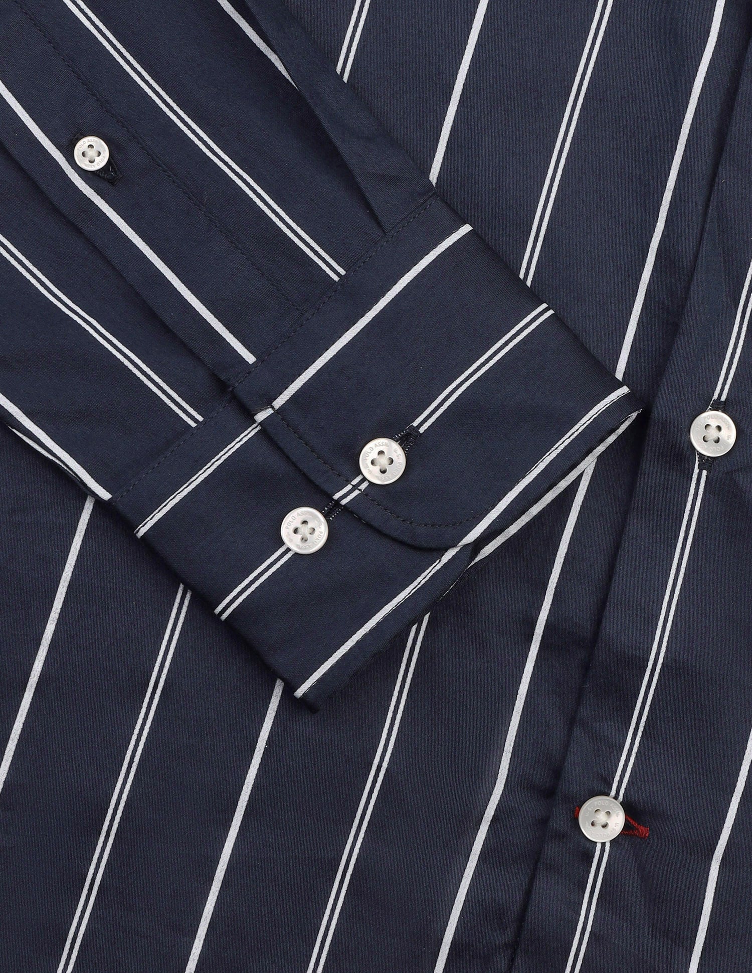 Satin Vertical Striped Shirt Navy - U.S. Polo Assn. India | Large
