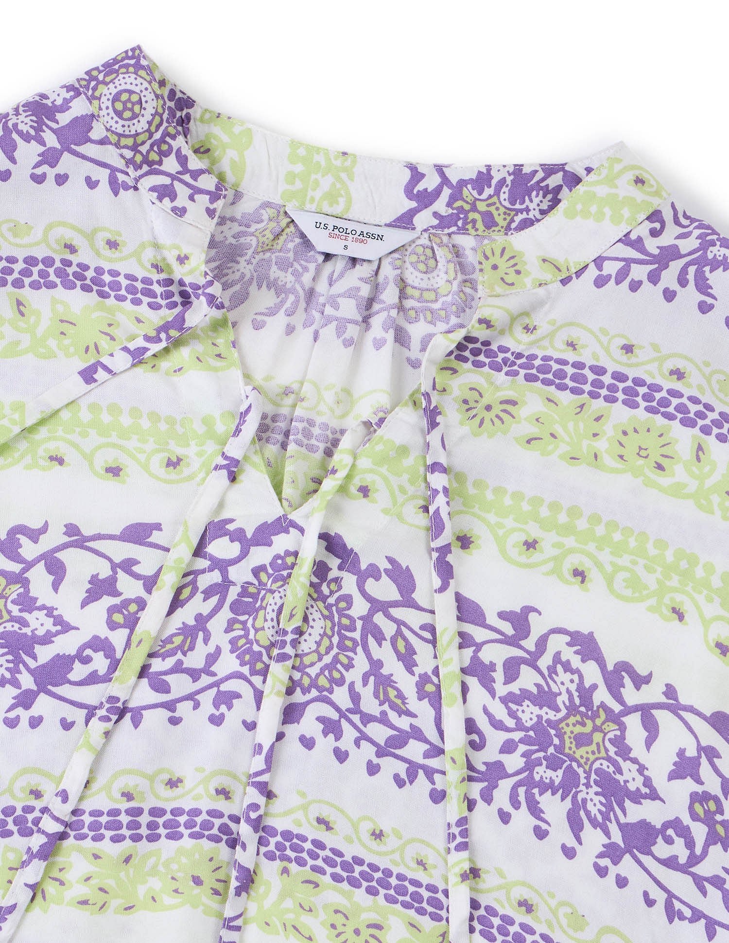 Tie-Up Printed Top Multicoloured - U.S. POLO ASSN. | Large